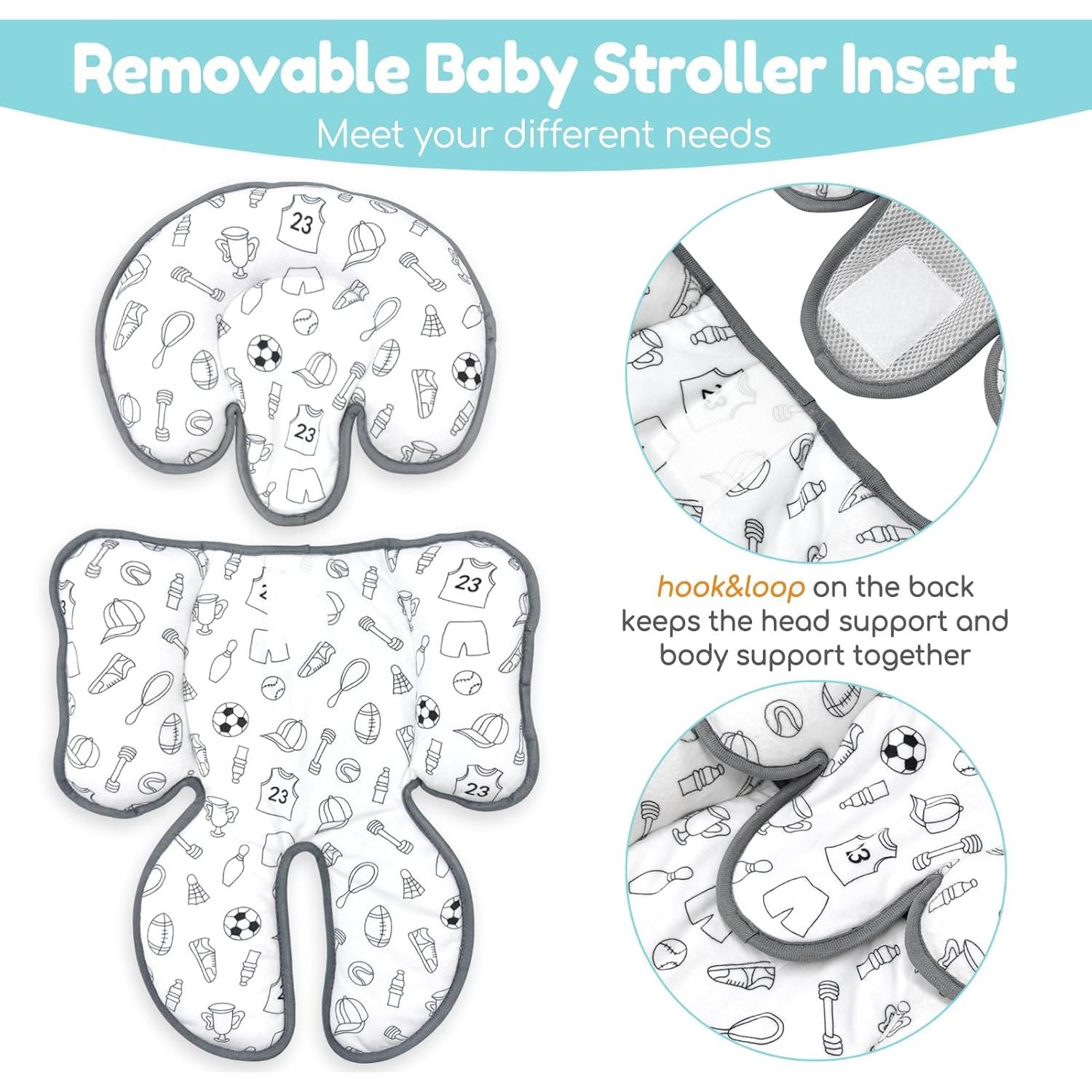 Inserto para Asiento de Auto Bebé Zdbdbd Deportivo 63x33cm