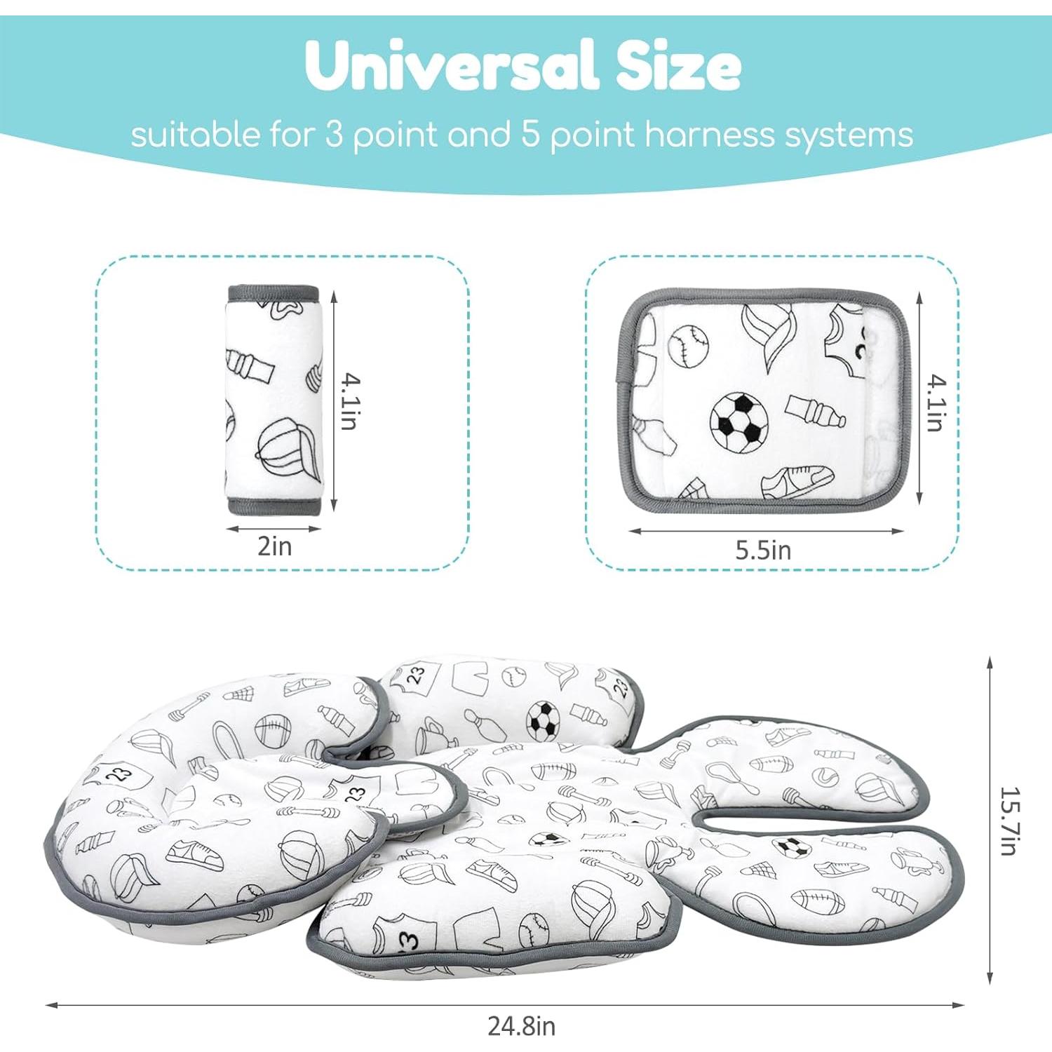 Inserto para Asiento de Auto Bebé Zdbdbd Deportivo 63x33cm
