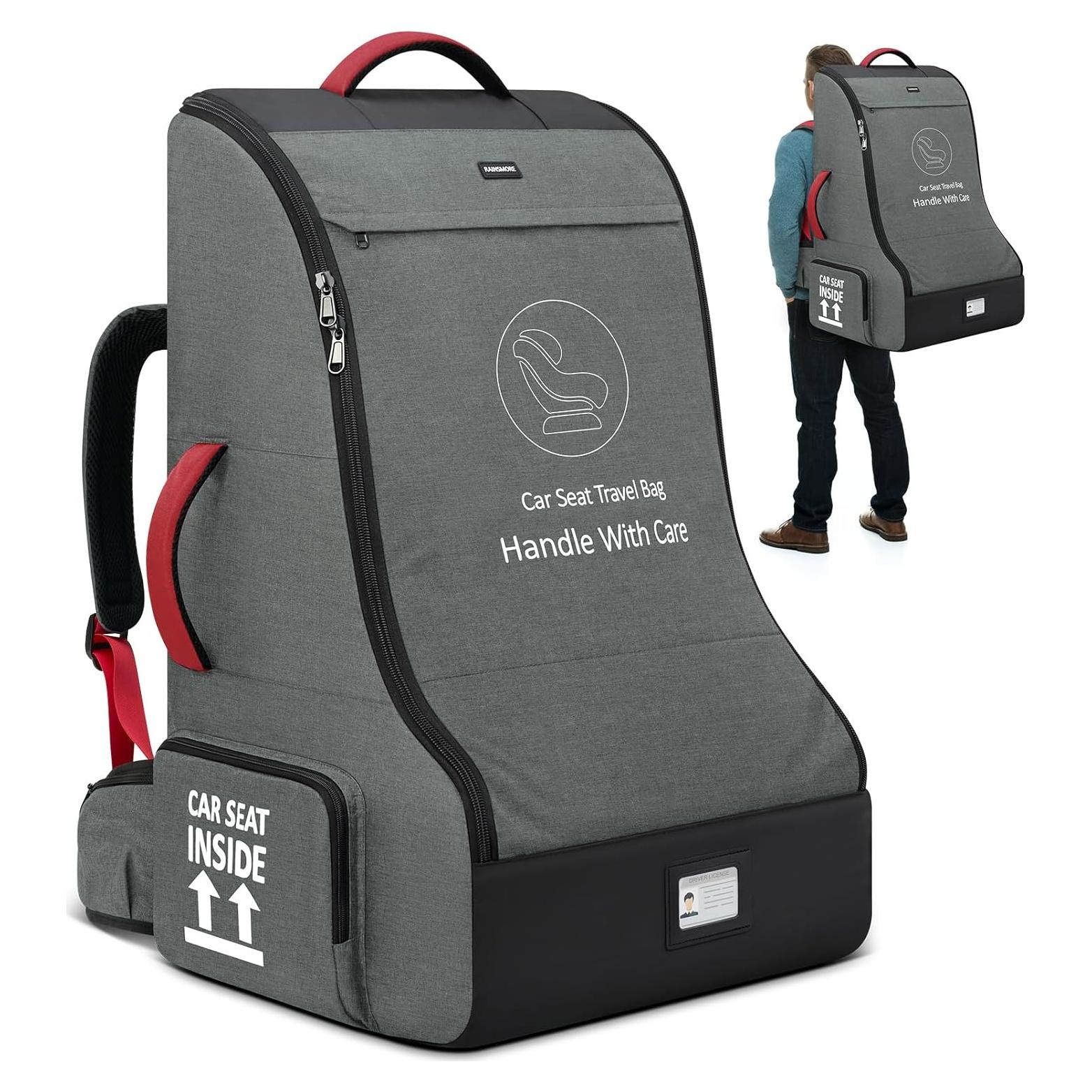 Bolsa de Viaje para Asiento de Coche Rainsmore Acolchada 47x43x80cm