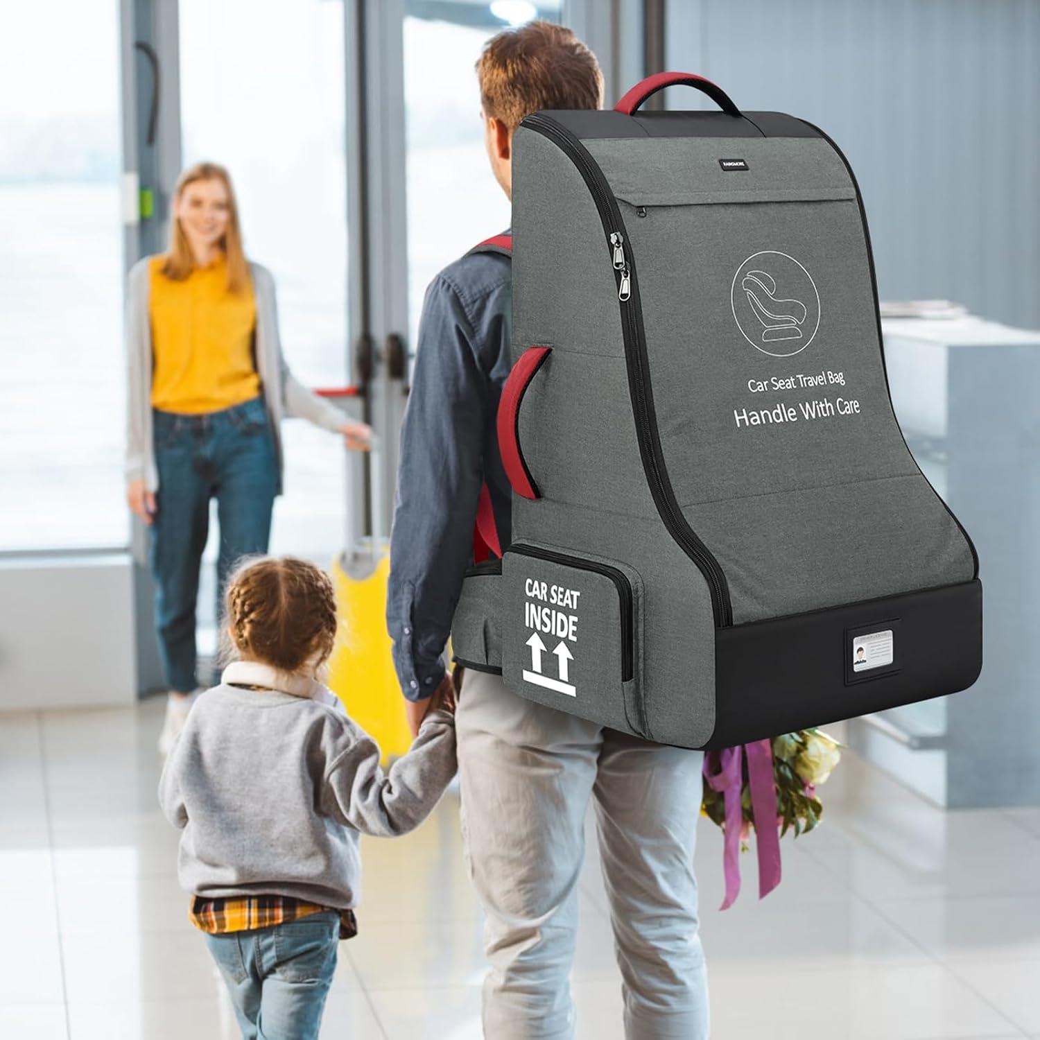 Bolsa de Viaje para Asiento de Coche Rainsmore Acolchada 47x43x80cm