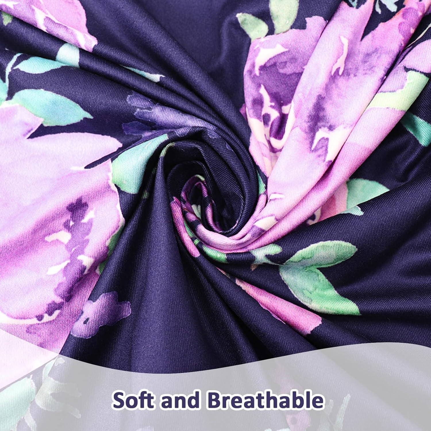 Funda de Asiento de Coche para Bebé TANOFAR, Floral Morado