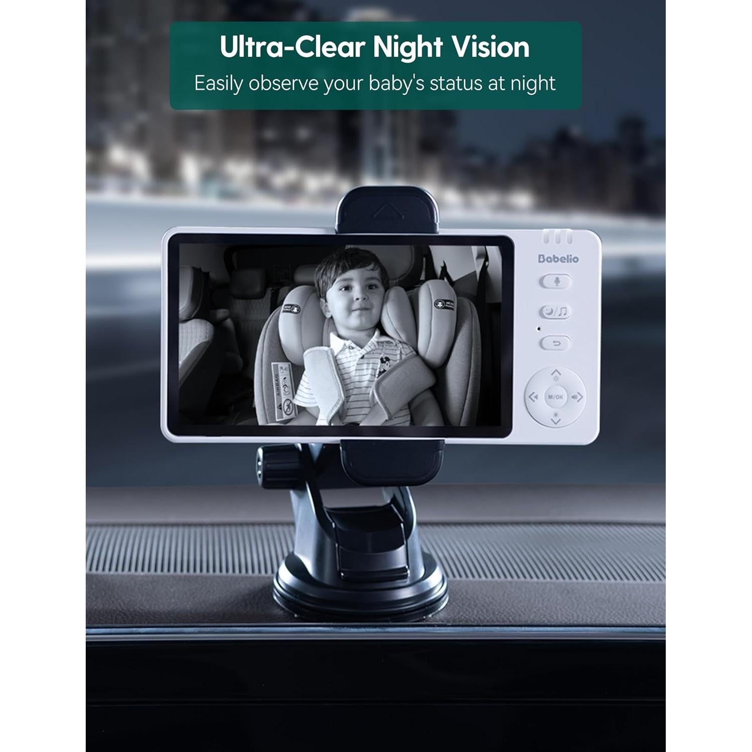 Cámara de Coche Inalámbrica Babelio ABM950 con Visión Nocturna HD