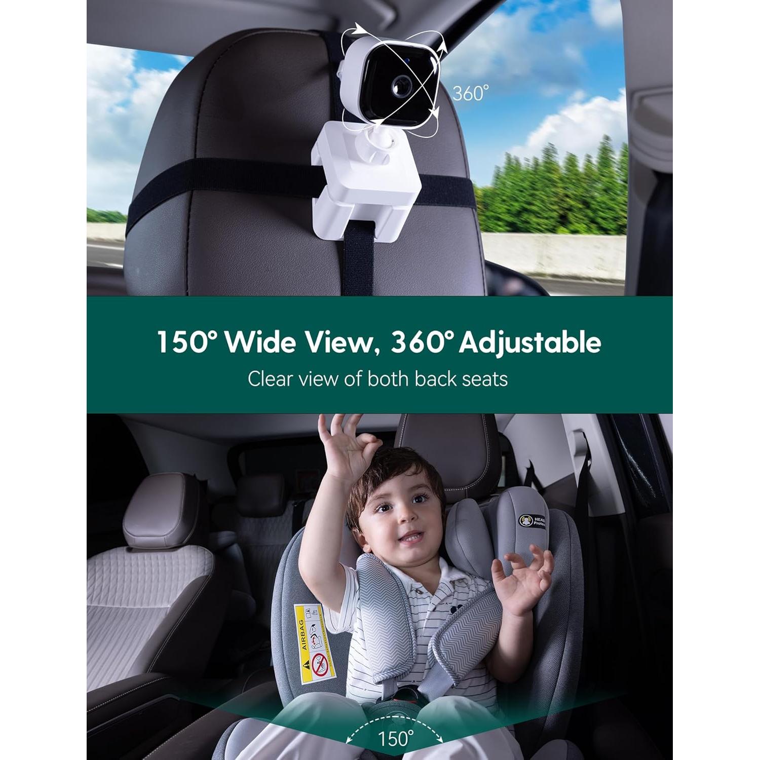 Cámara de Coche Inalámbrica Babelio ABM950 con Visión Nocturna HD