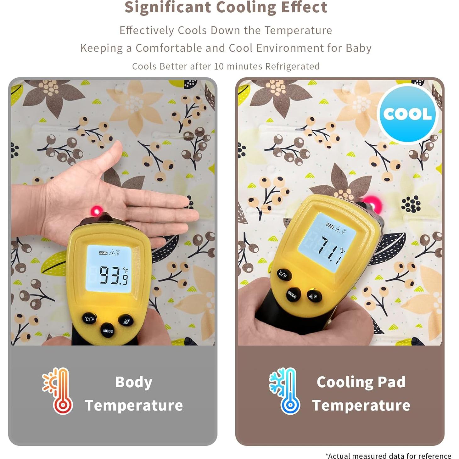 Almohadilla de Enfriamiento para Asiento de Coche Yinbly 68x33cm