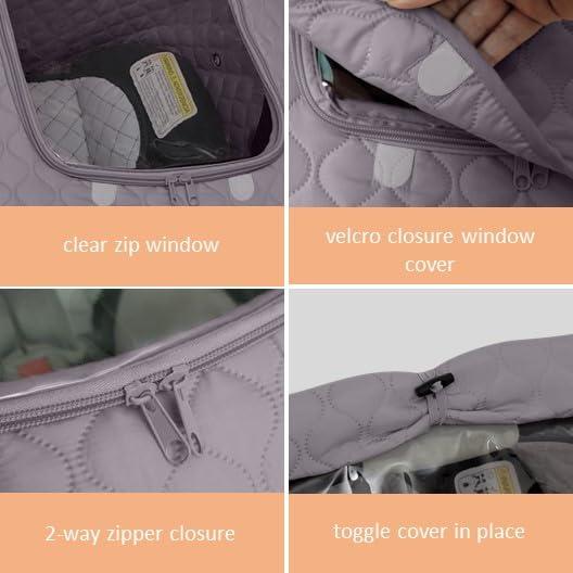 Funda para Asiento de Auto liuliuby Weather Shield Gris