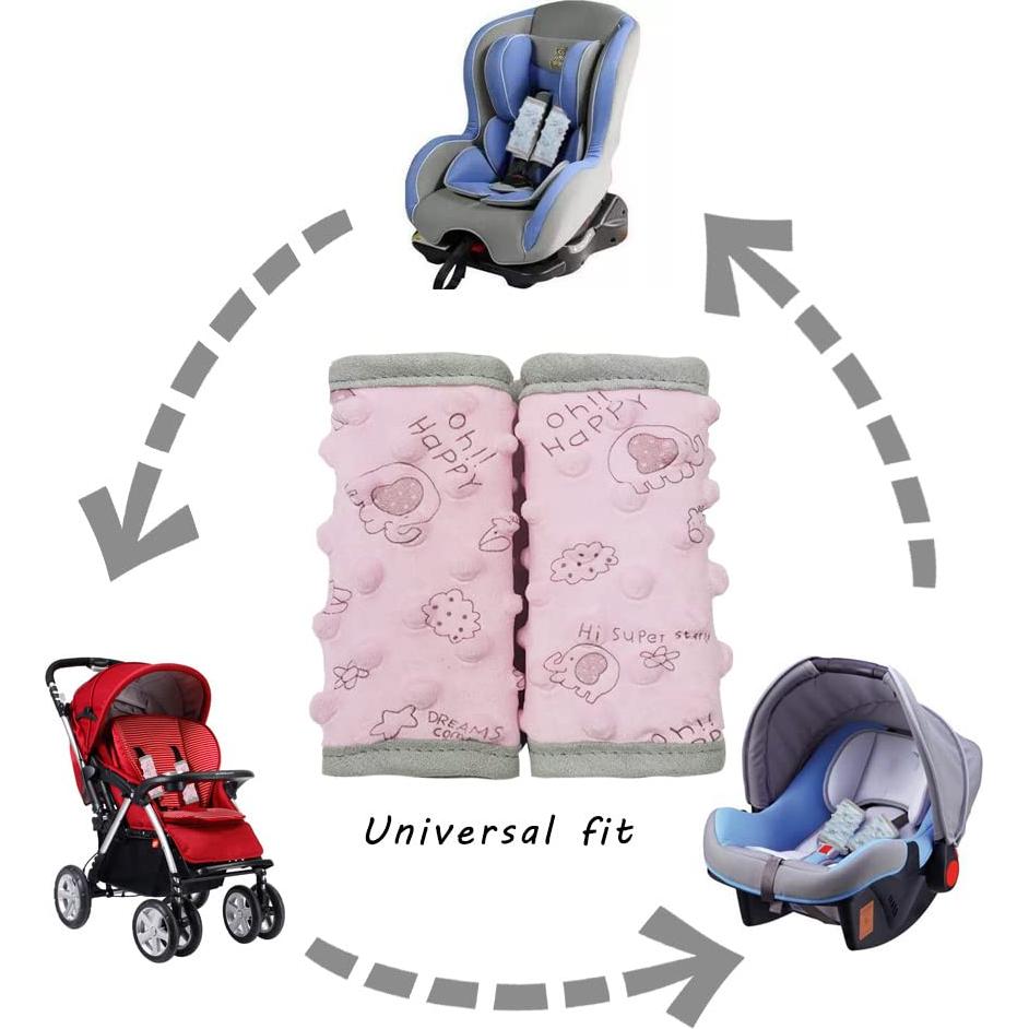 Funda de Cinturón de Seguridad para Bebé DODO NICI Rosa