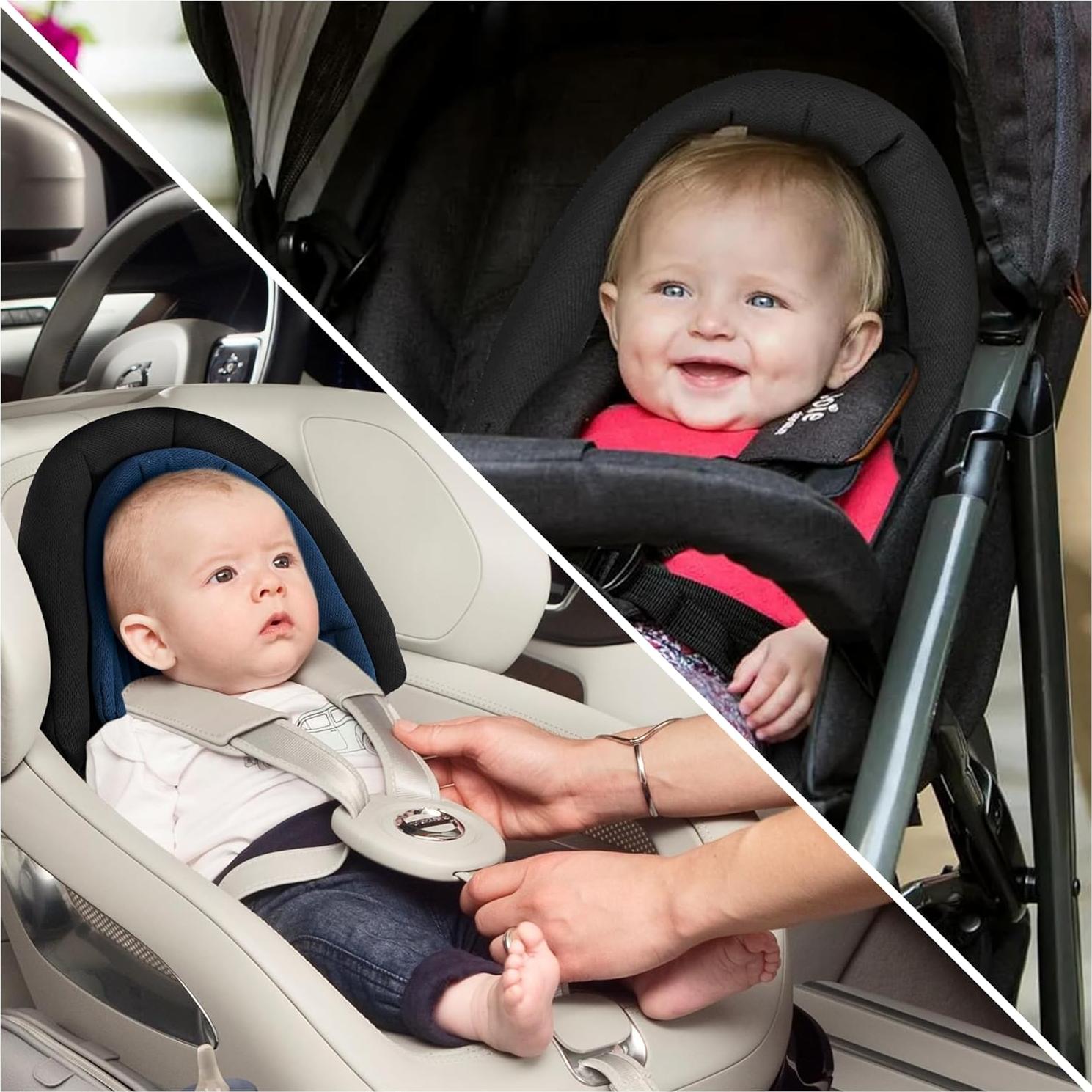 Cojín Soporte Cabeza y Cuerpo Ihaapsi Azul para Silla de Auto