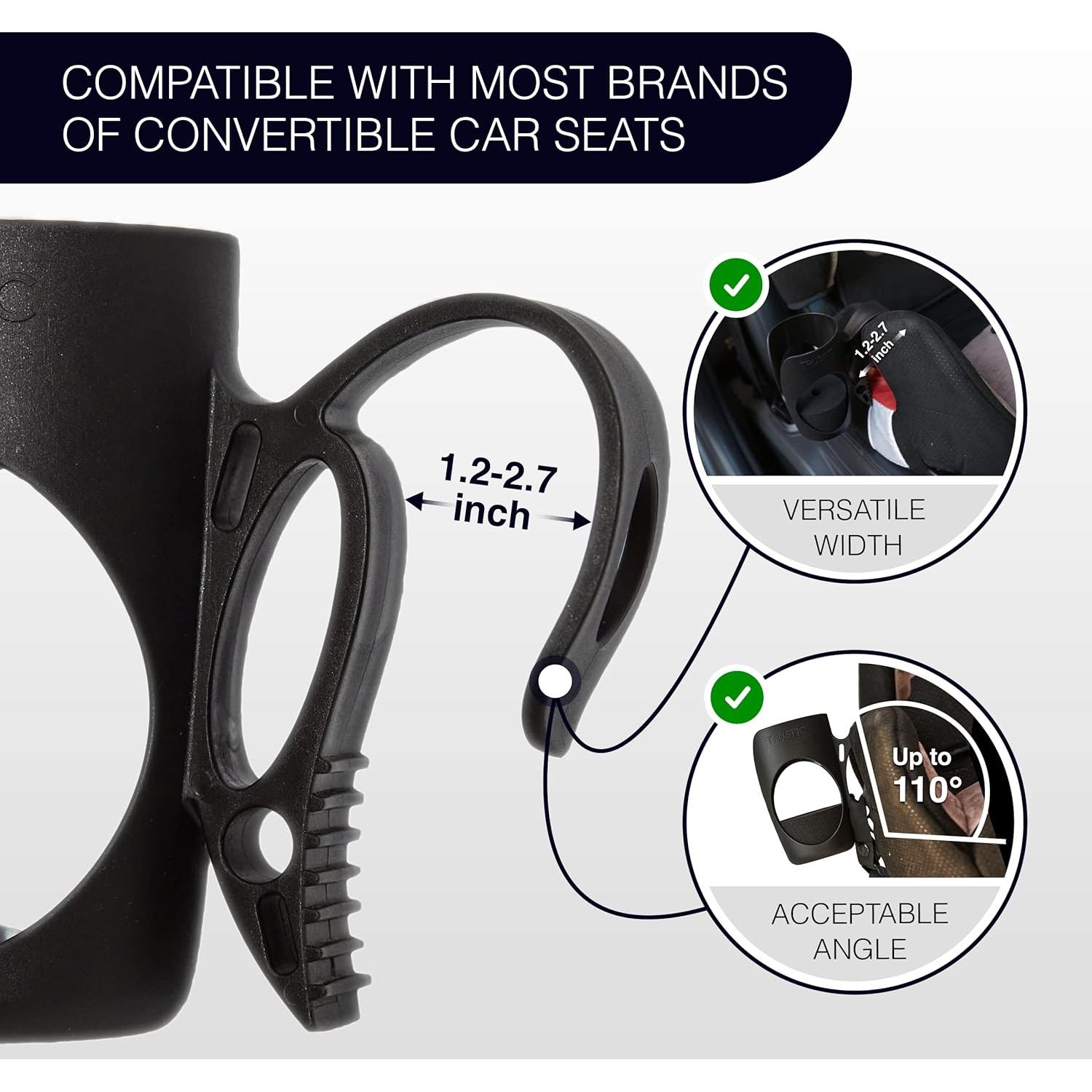 Soporte para Tazas de Auto Trustic - Universal Negro 13.5cm