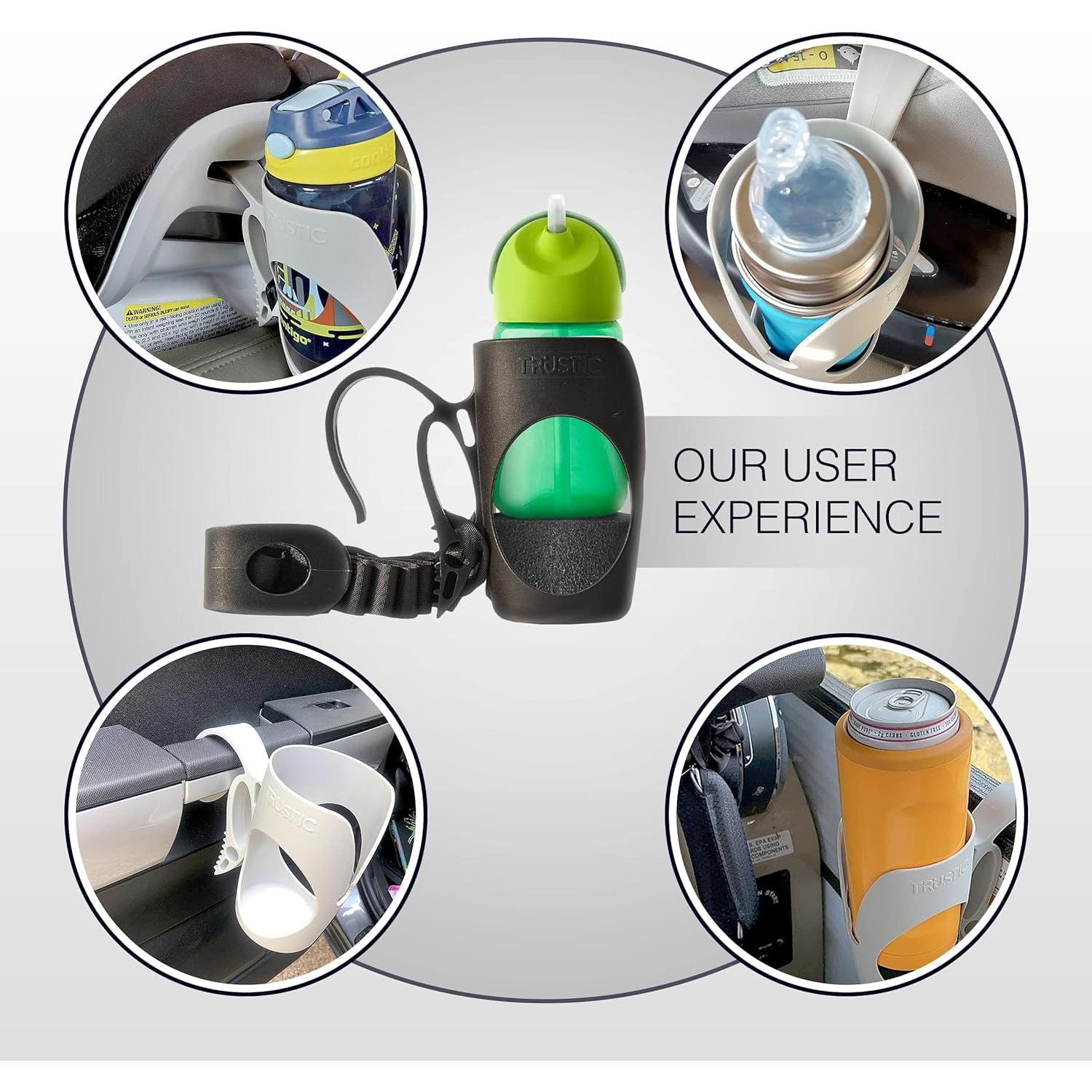 Soporte para Tazas de Auto Trustic - Universal Negro 13.5cm