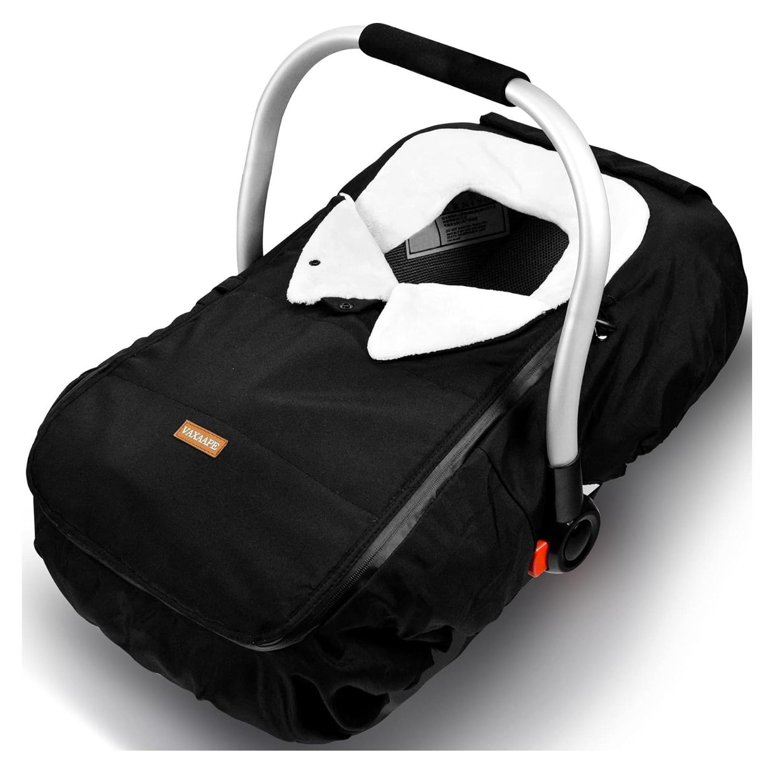 Cubierta de Asiento de Coche para Bebé Vaxaape Universal Negra