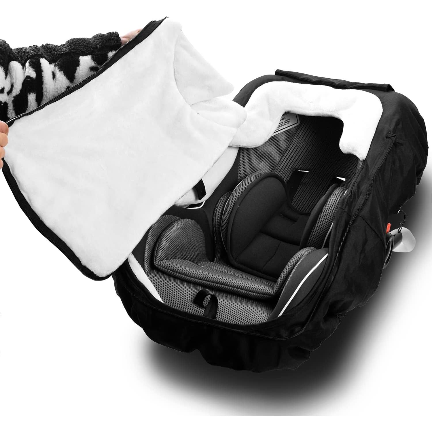 Cubierta de Asiento de Coche para Bebé Vaxaape Universal Negra