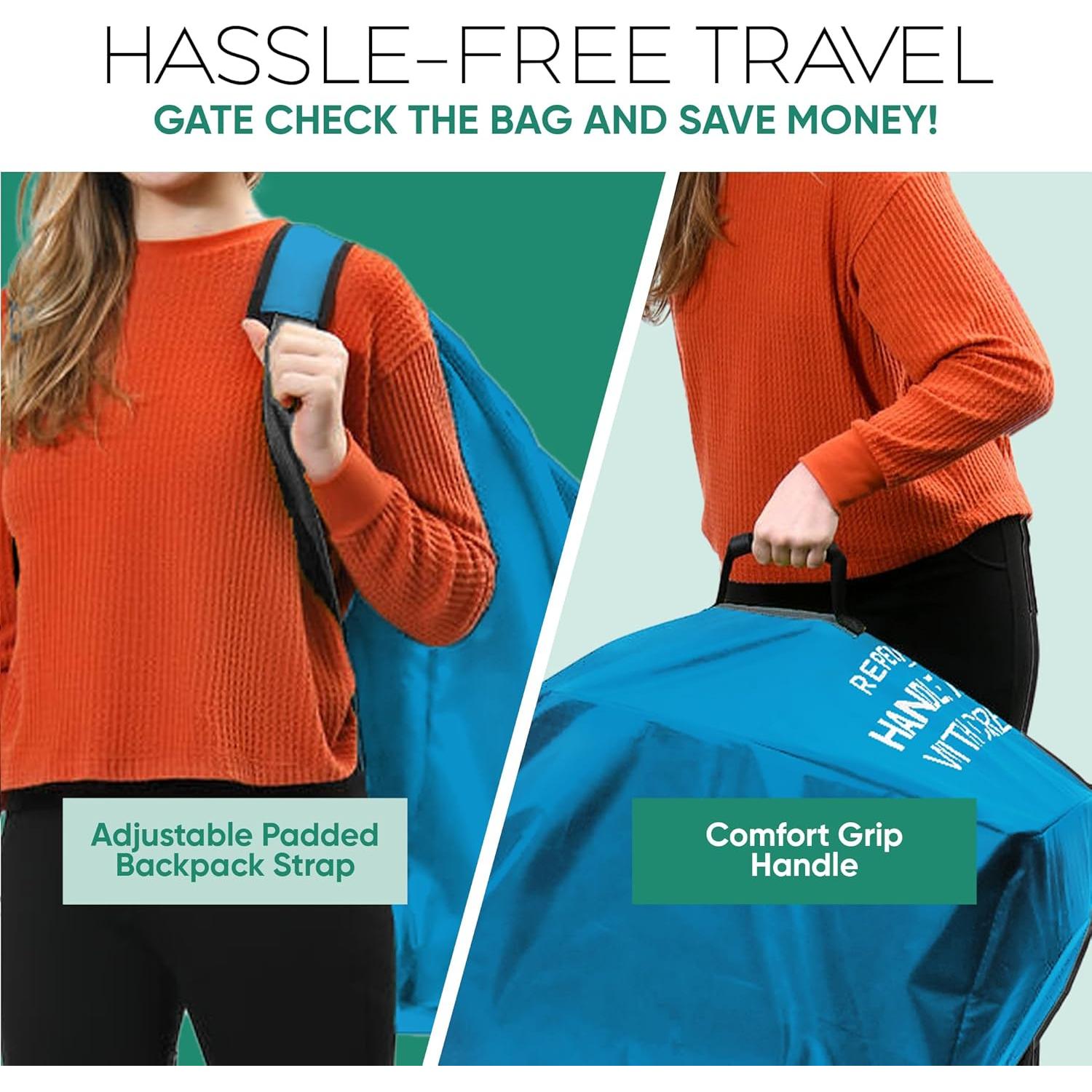 Bolsa de viaje para asiento de auto Reperkid, 83x46x46cm, impermeable