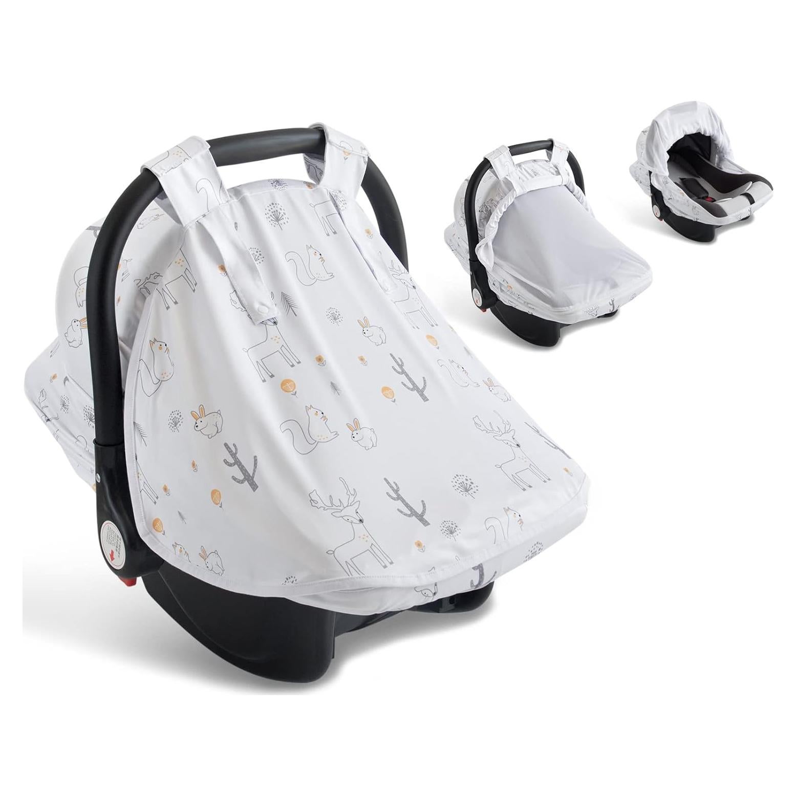 Cubierta de Asiento de Coche para Bebé NC-C Animales - Sombra Solar