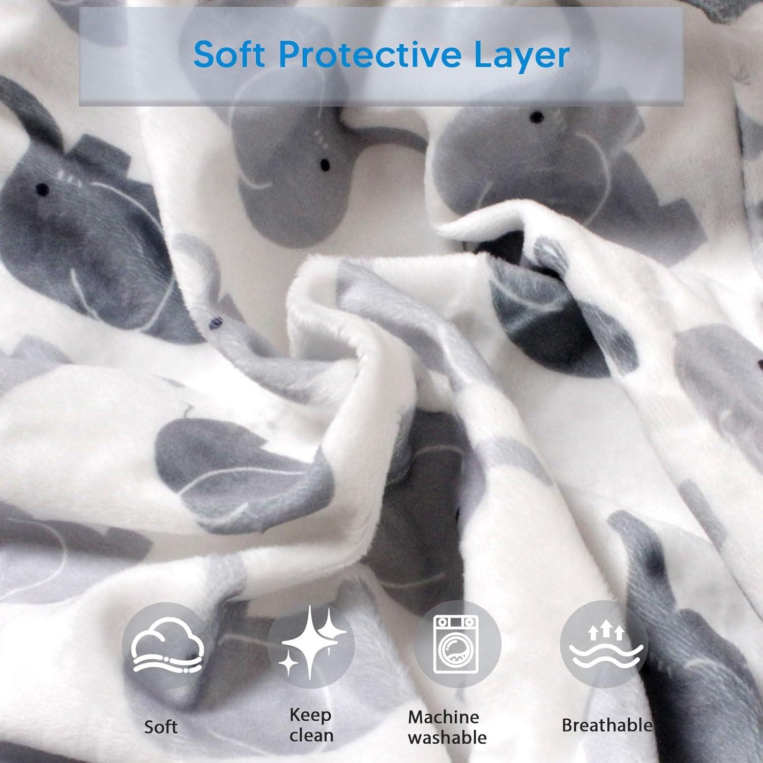 Funda para Asiento de Auto Bebé Ln0100 Gris Suave Lavable