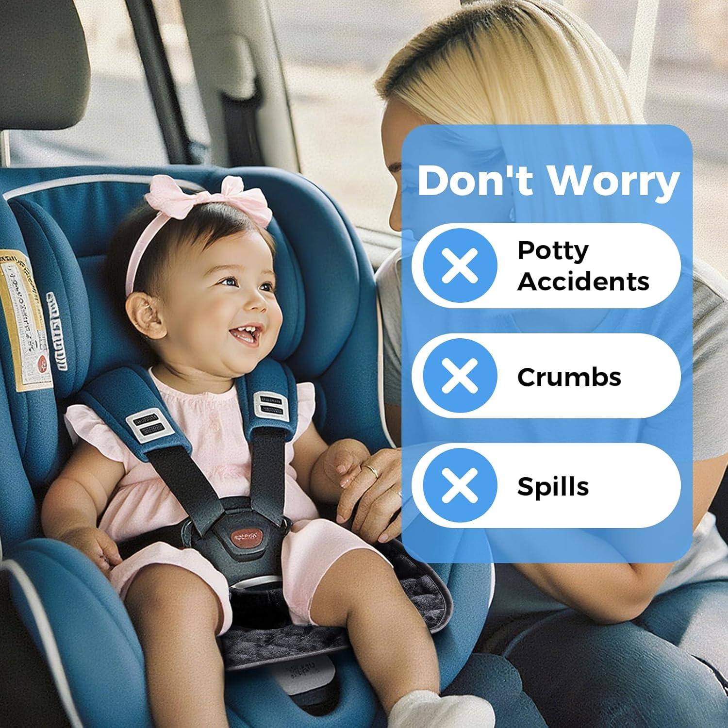 Protector de Asiento de Auto Diaboloro Piddle Pad Negro - Impermeable