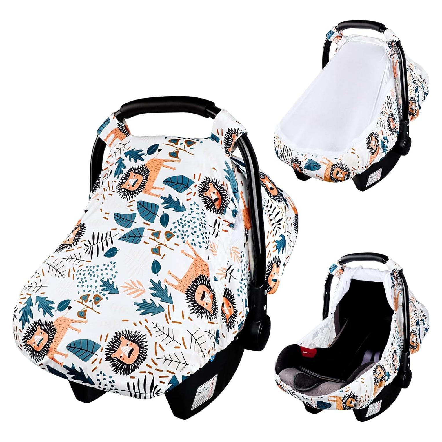 Cubierta de Asiento de Coche SWESEN para Bebés León Transpirable