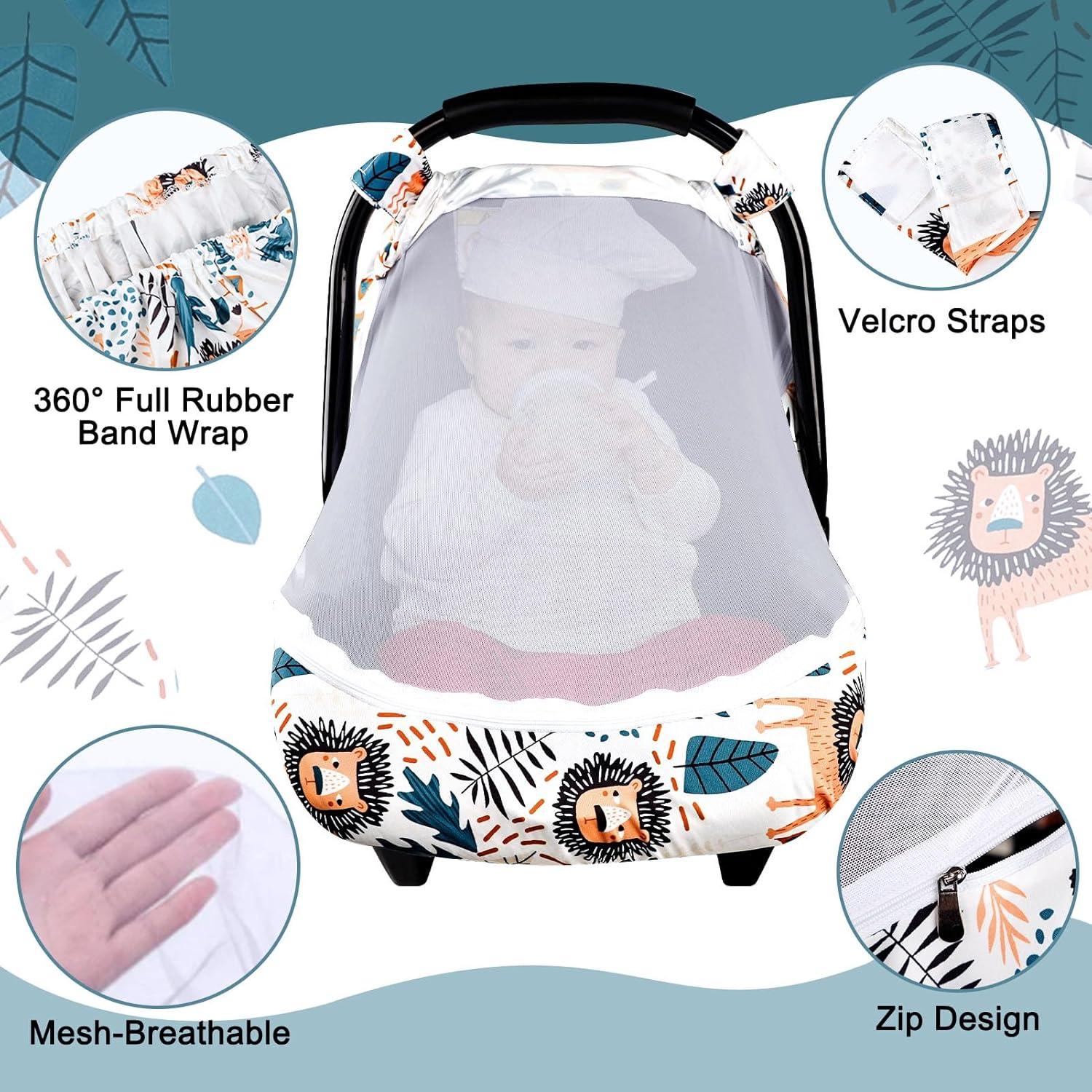 Cubierta de Asiento de Coche SWESEN para Bebés León Transpirable