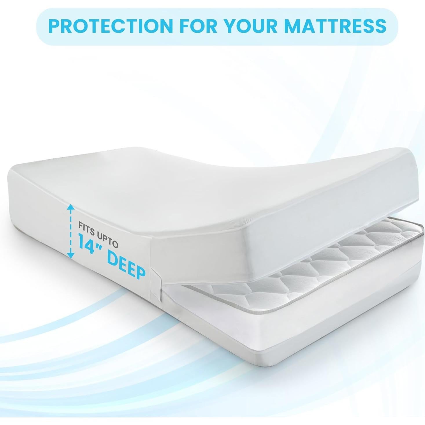 Funda de Colchón Impermeable LDC LUX DÉCOR Queen 152x203 cm