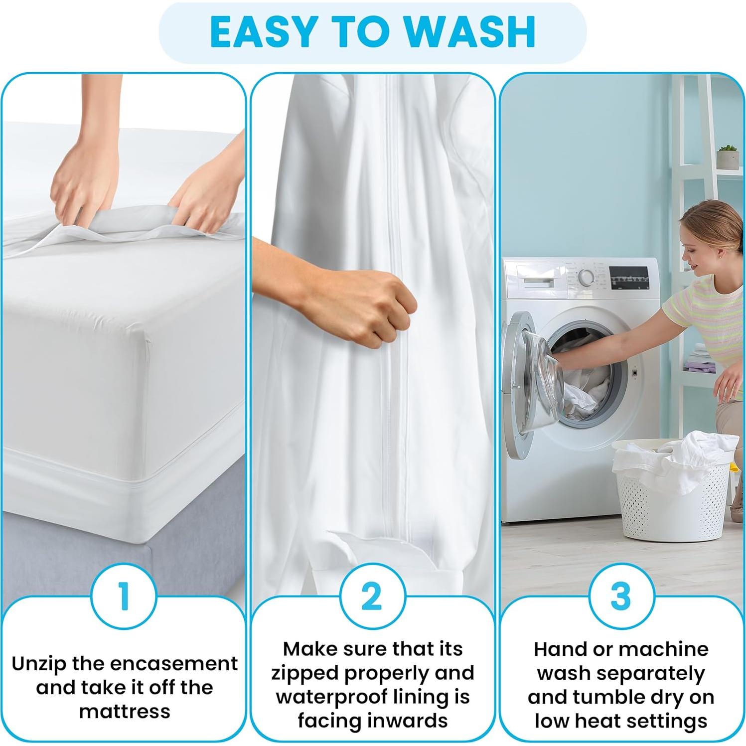 Funda de Colchón Impermeable LDC LUX DÉCOR Queen 152x203 cm