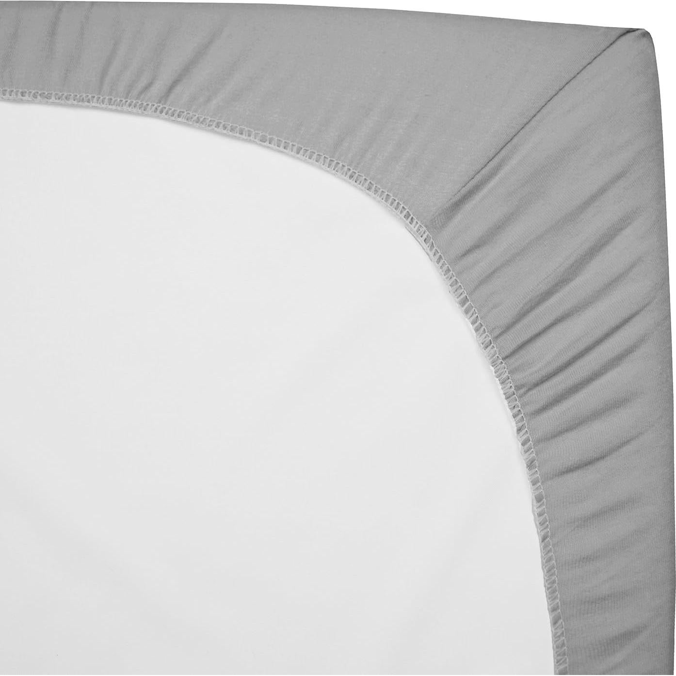 Sábana Ajustable TL Care 100% Algodón Cuna Mini 96.5x61cm Gris