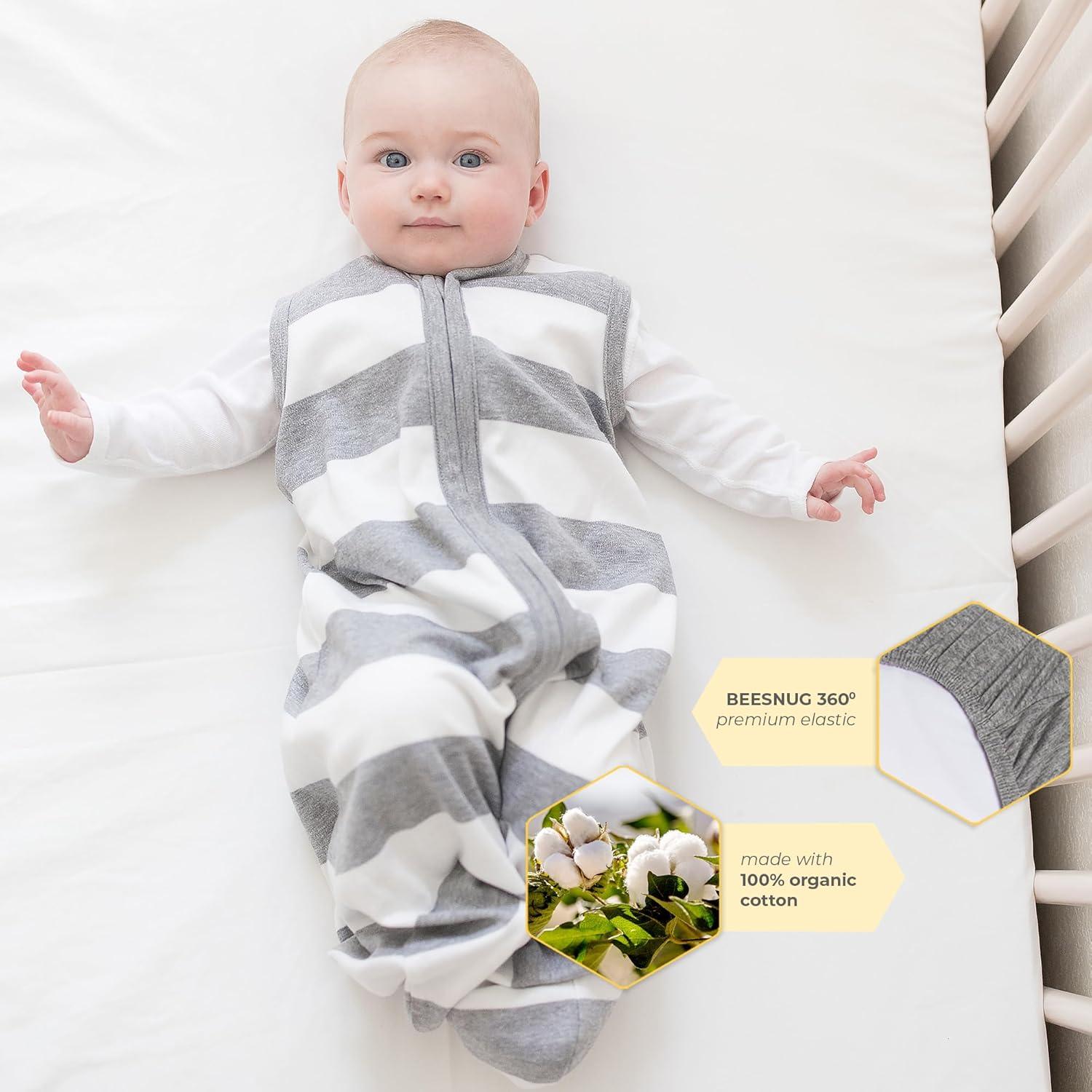 Sábana Ajustable de Cuna Burt's Bees Baby Algodón Orgánico