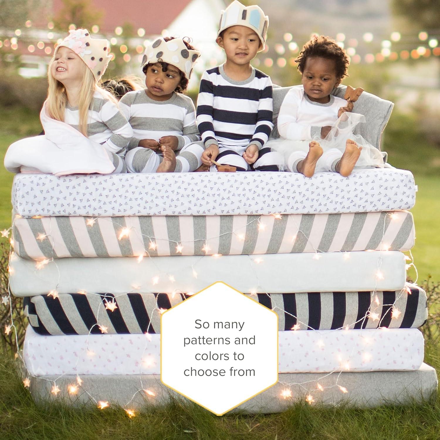 Sábana Ajustable de Cuna Burt's Bees Baby Algodón Orgánico