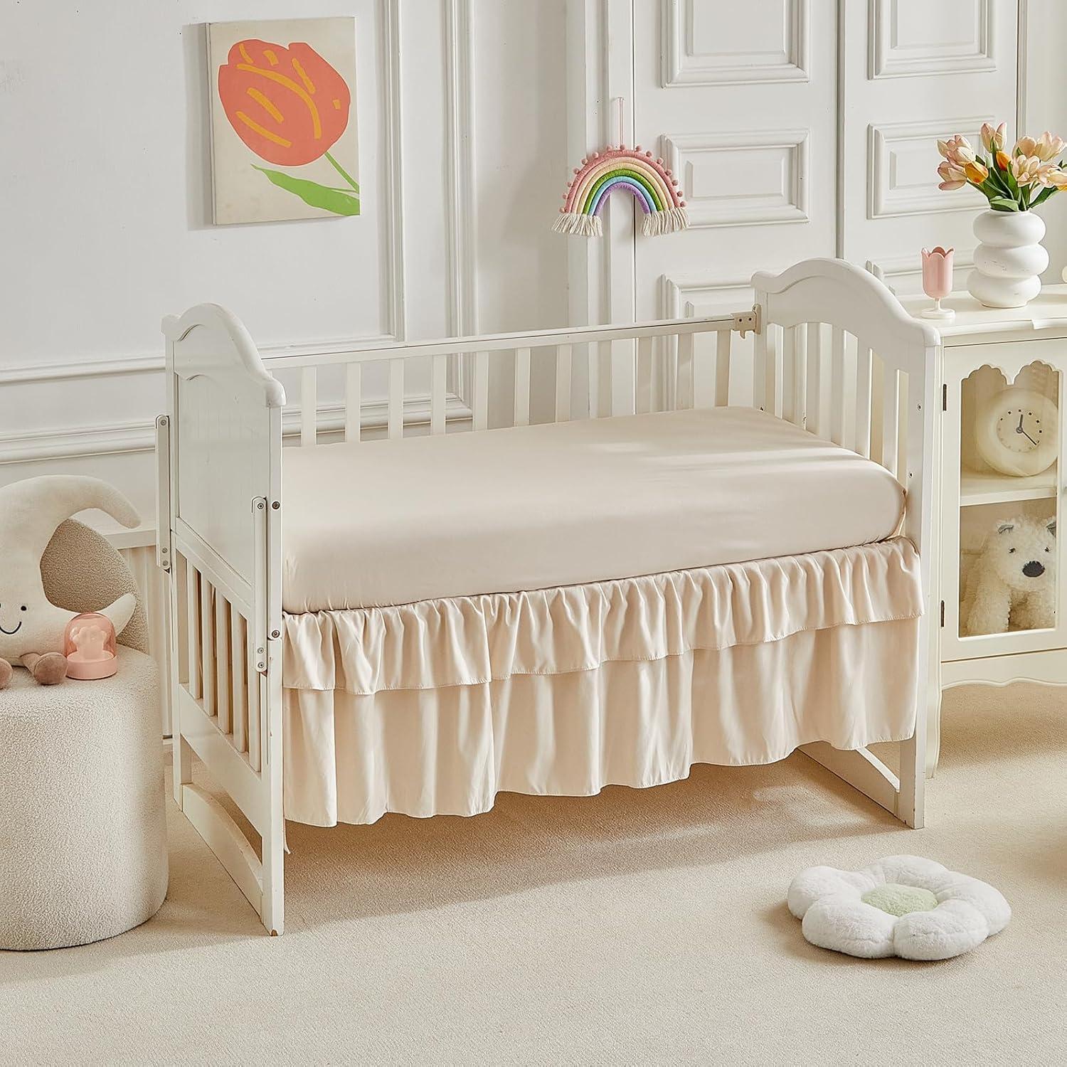 Juego de Ropa de Cuna UOZZI BEDDING 3 Piezas Boho Encaje