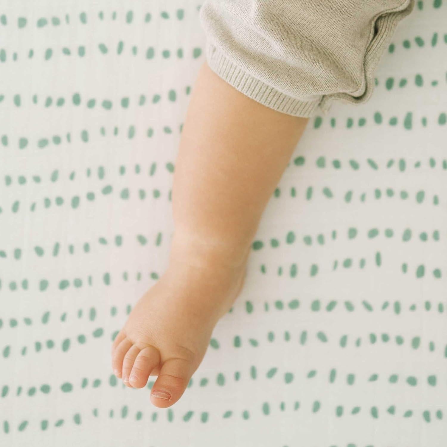 Sábana Ajustable para Cuna Little Unicorn Algodón Muselina 132x71cm