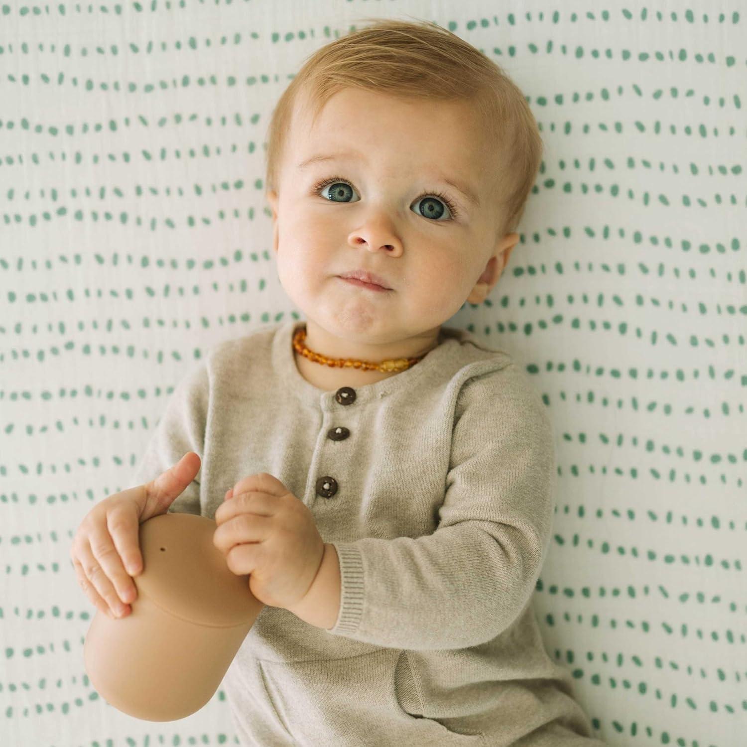 Sábana Ajustable para Cuna Little Unicorn Algodón Muselina 132x71cm