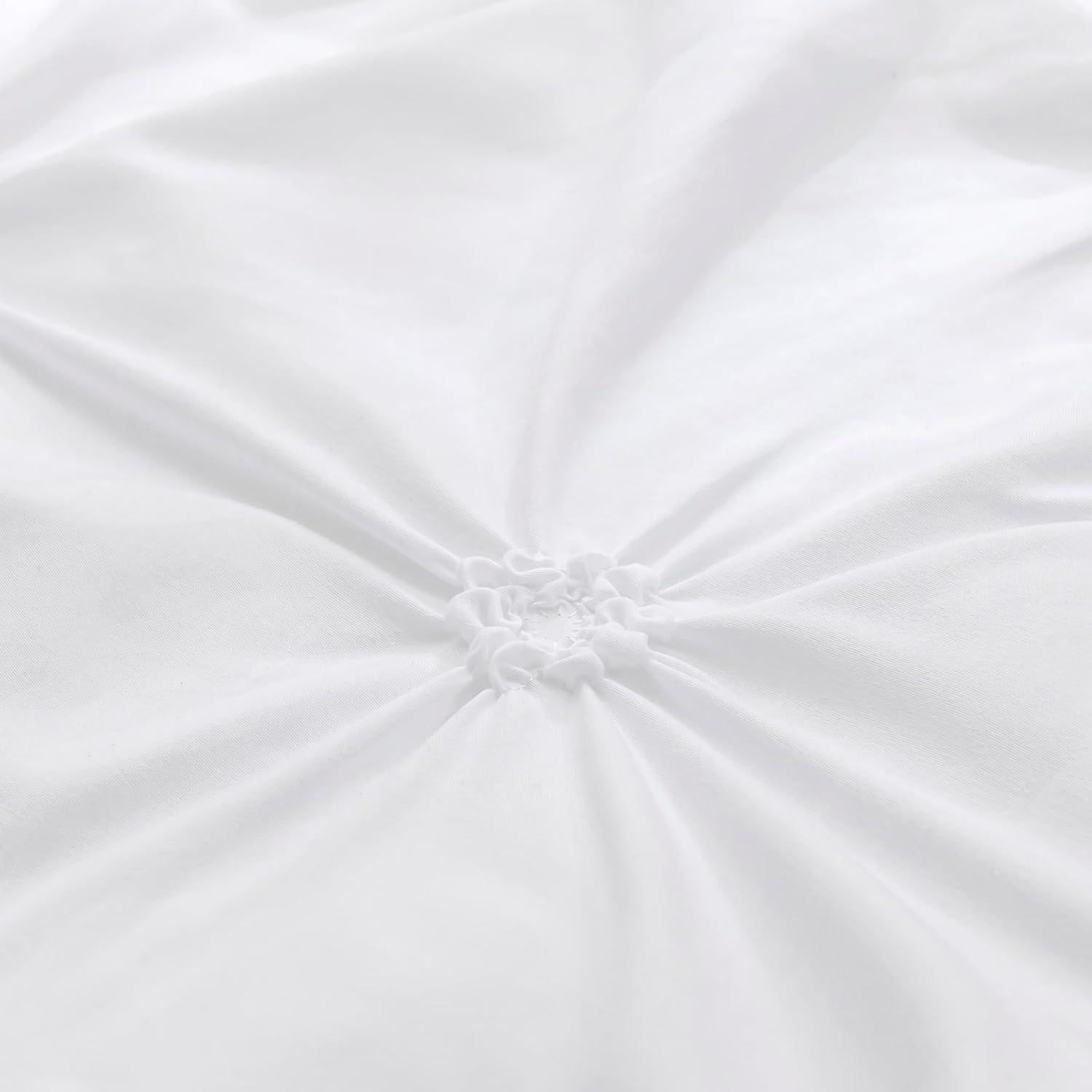 Juego de Ropa de Cuna 3 Piezas PINNKKU Blanco Geométrico