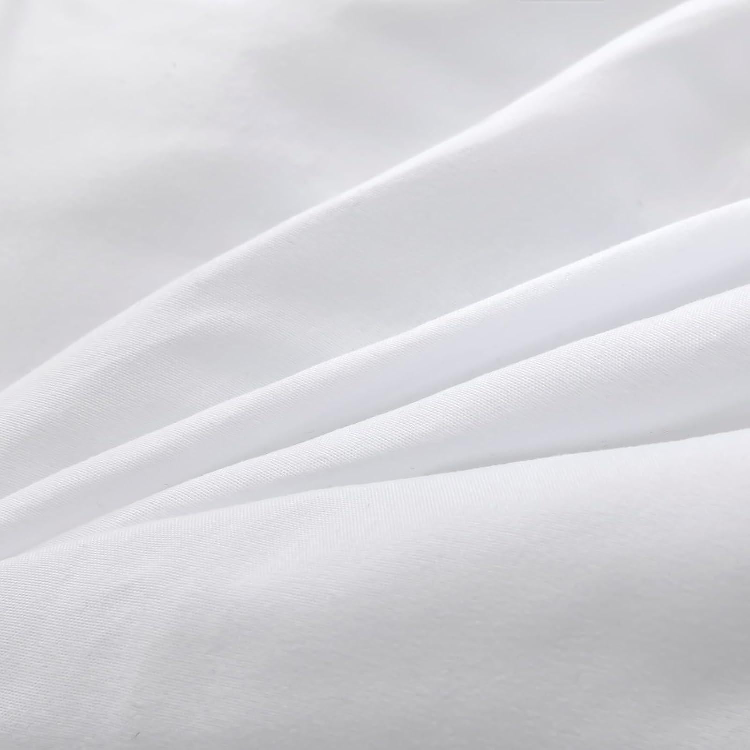 Juego de Ropa de Cuna 3 Piezas PINNKKU Blanco Geométrico