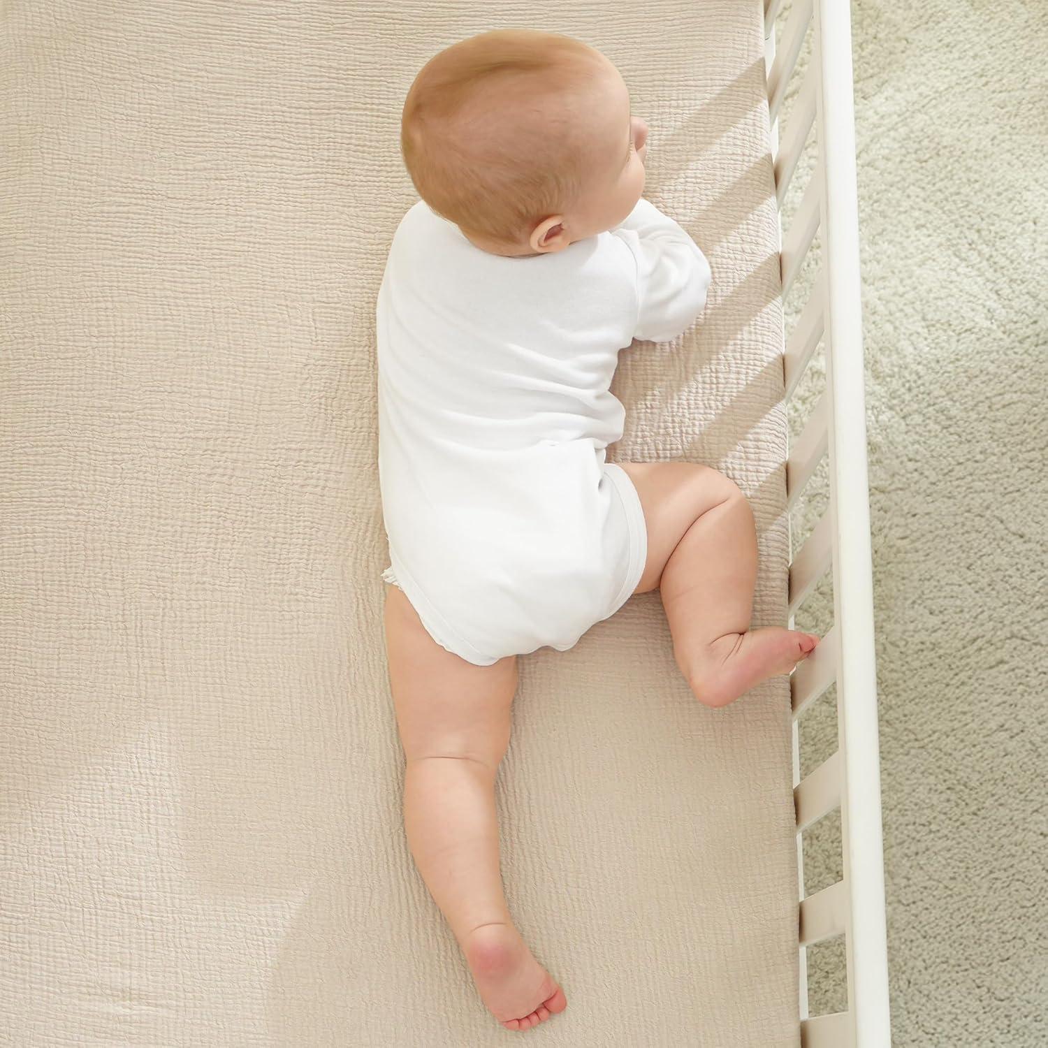 Sábanas de Cuna Bearmoss Muslin 100% Algodón 2 Piezas