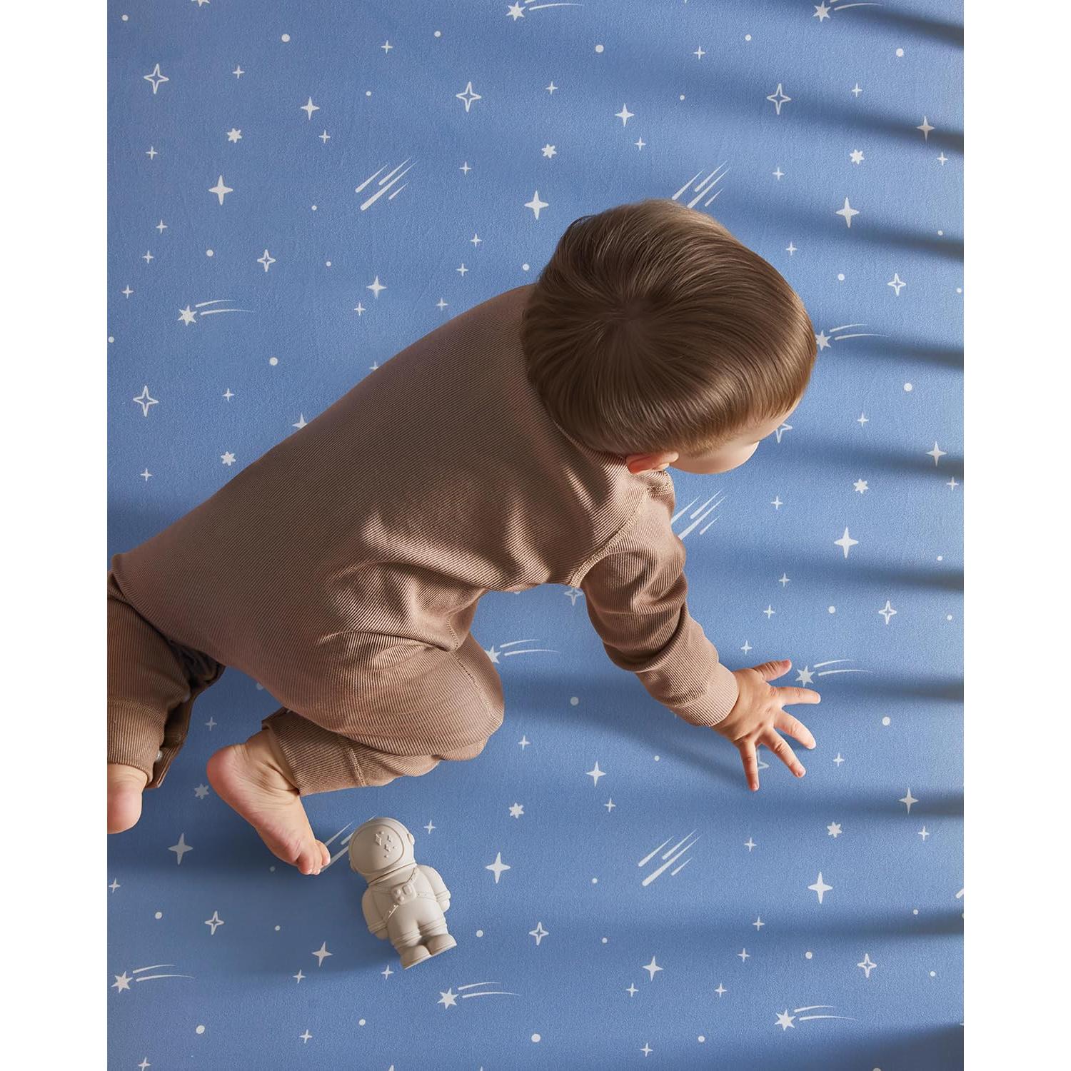 Sábanas ajustadas para cuna Unnivoll 3 piezas 132x71cm