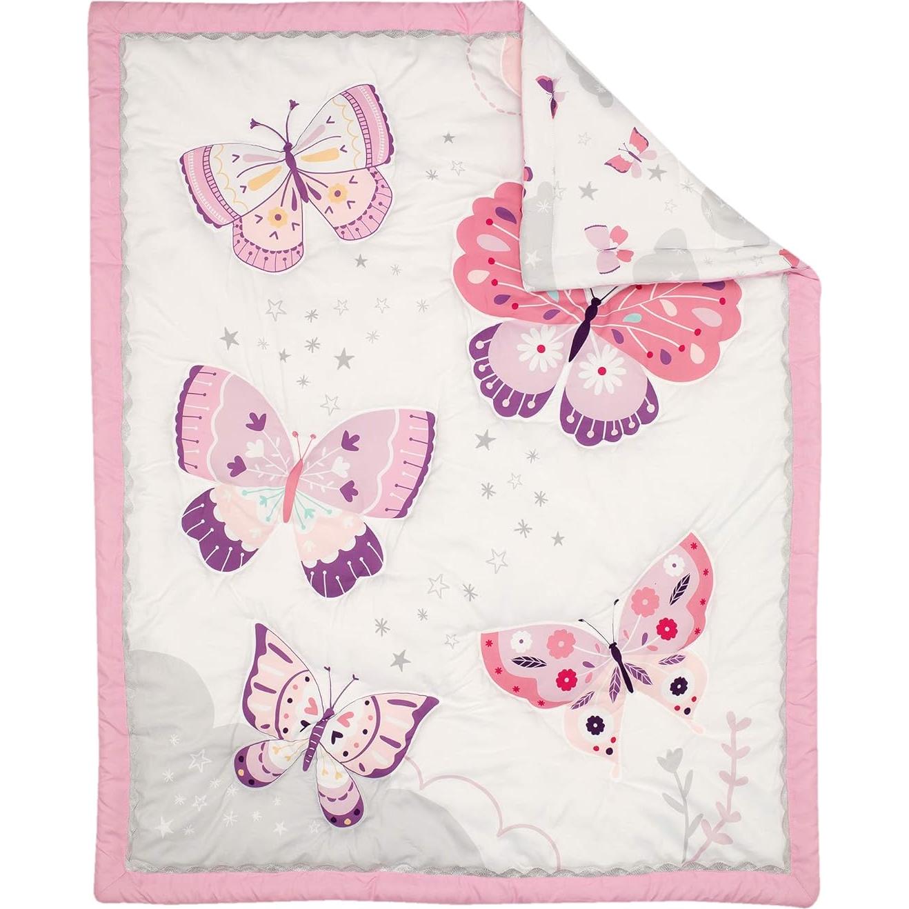 Conjunto de Ropa de Cuna 3 Piezas Bedtime Originals Mariposas