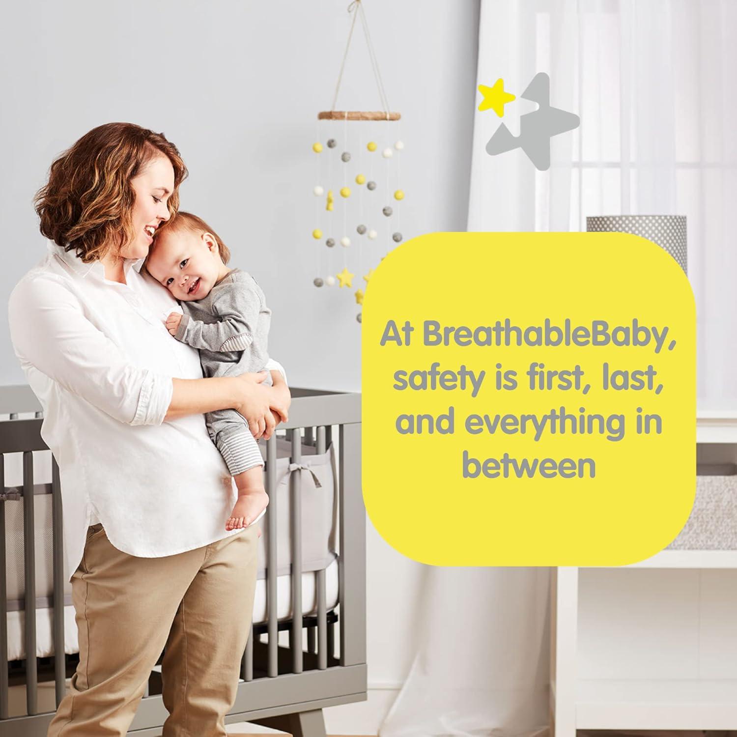 Forro de Malla Transpirable BreathableBaby para Cunas Completo