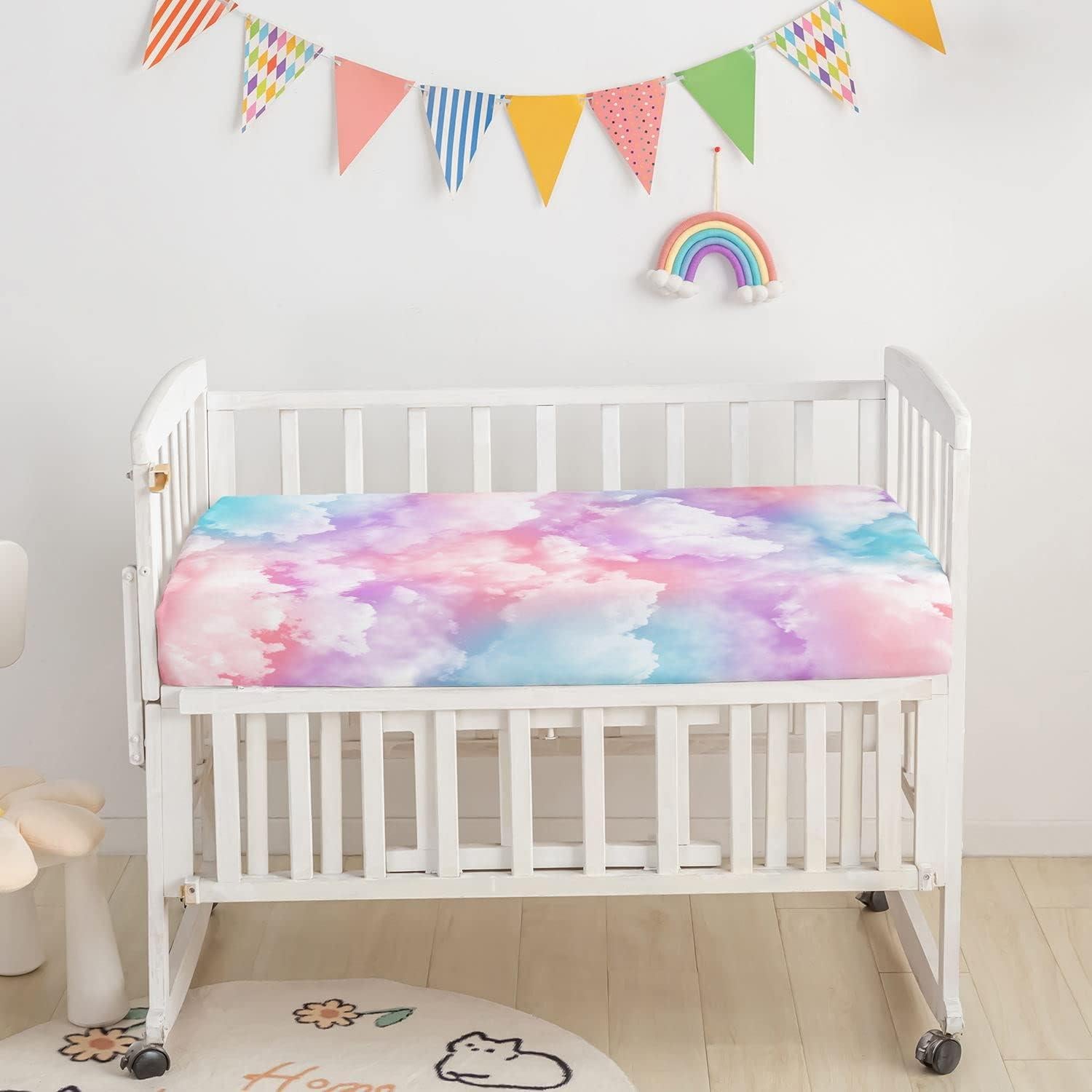 Juego de Ropa de Cuna 3 Piezas Datura Home Mariposas Acuarela