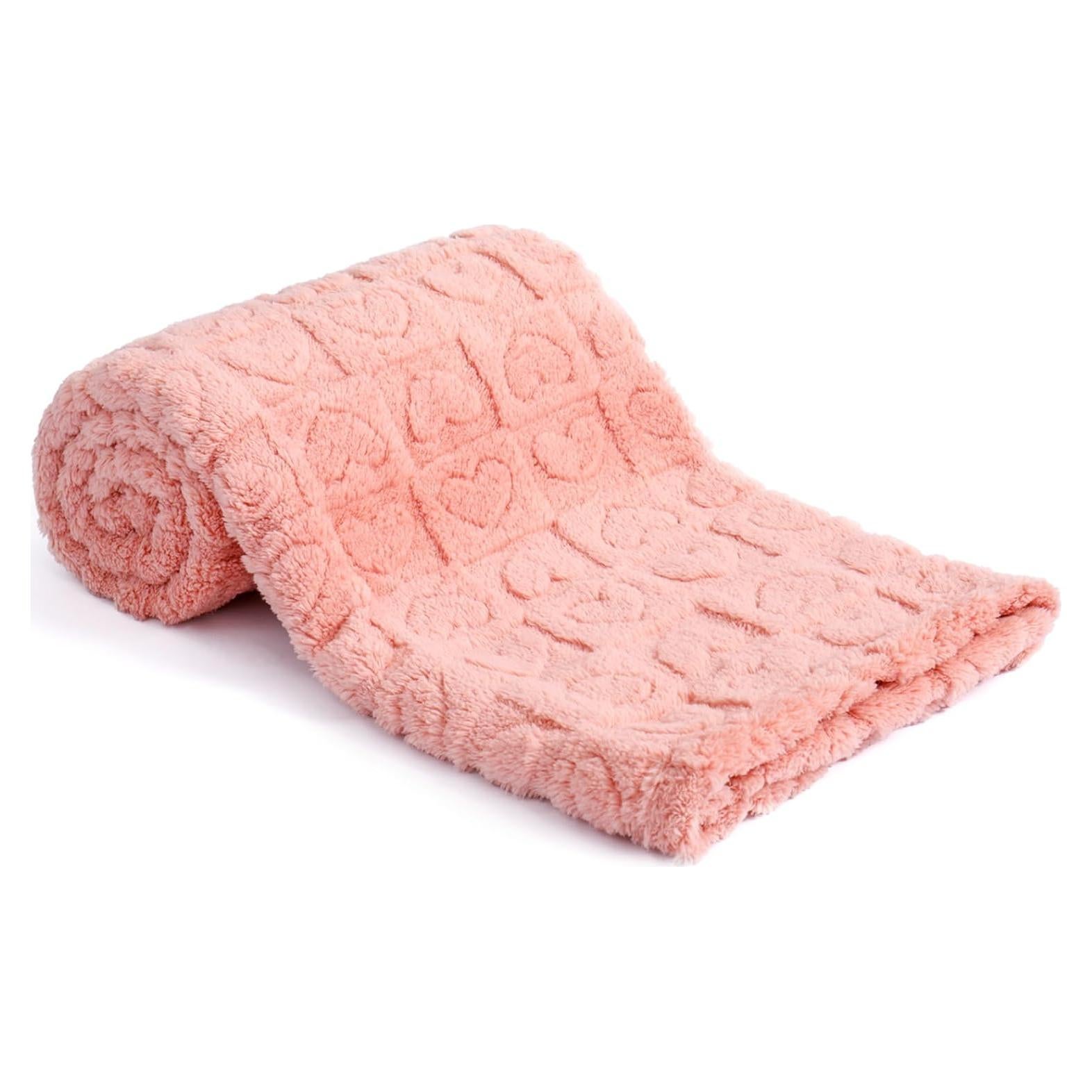 Manta para Bebé Excervent 3D Cuadrillé Rosa 76x102 cm