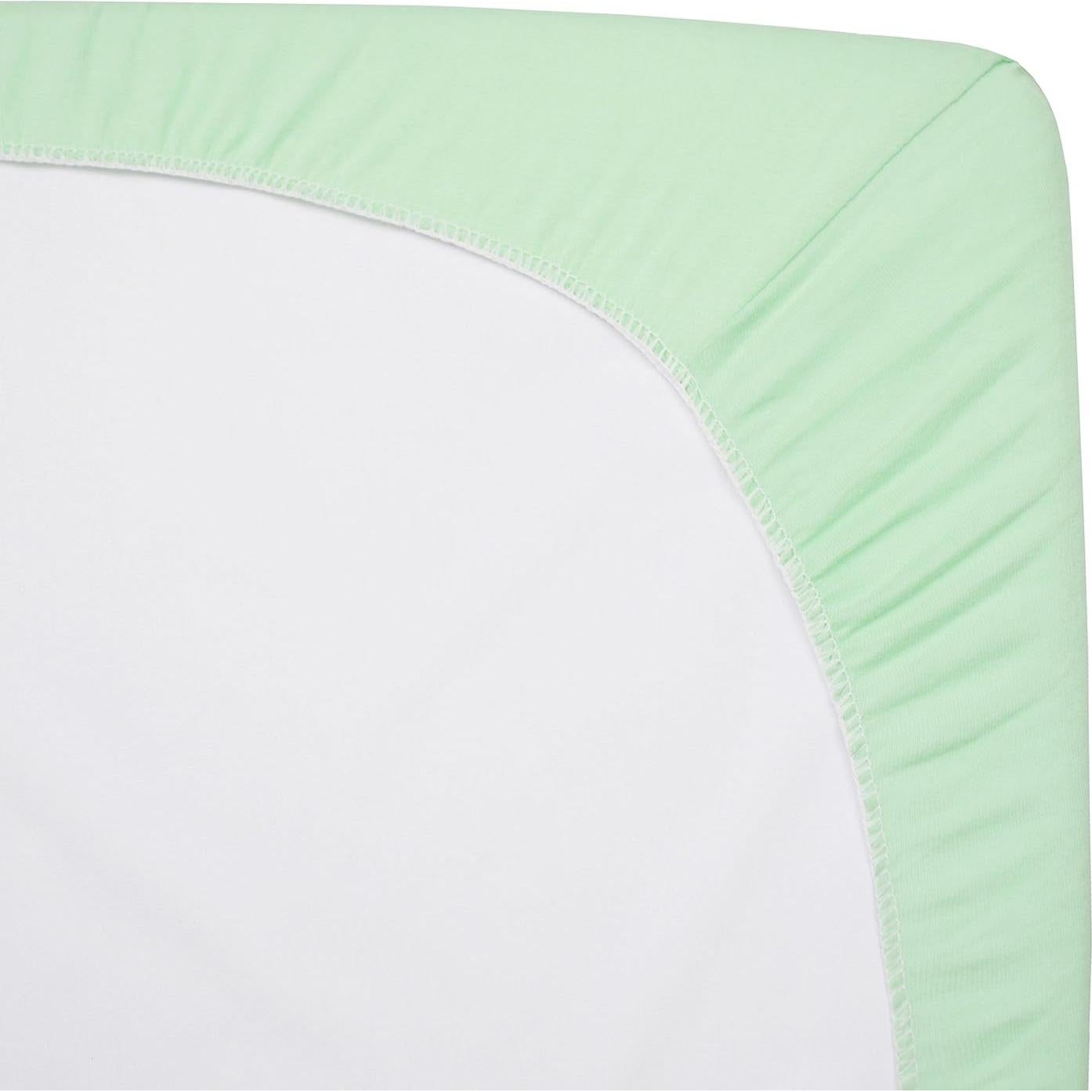 Sábana Ajustable TL Care 100% Algodón Menta 38x24 cm