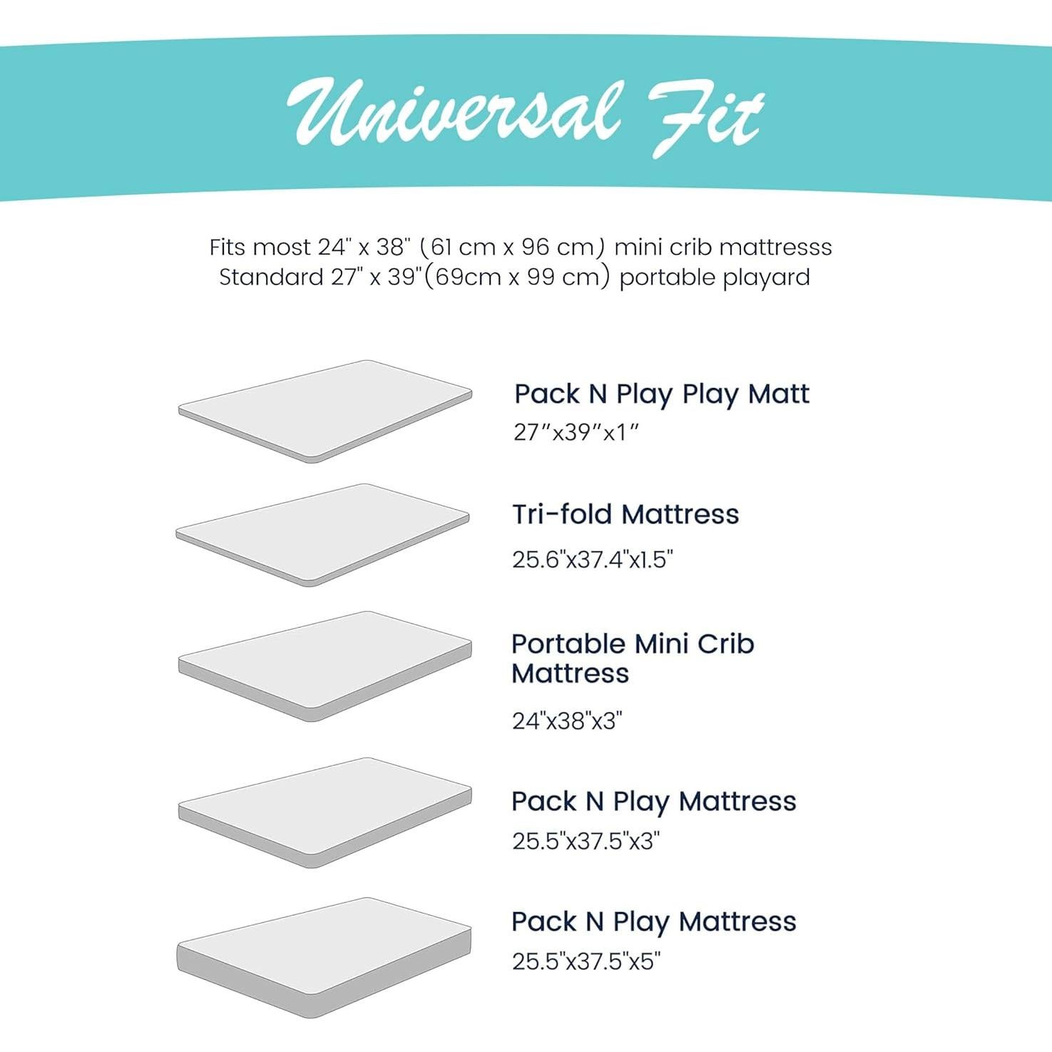 Sábanas Ajustadas 100% Algodón Orgánico Cambria Baby 2 Pk