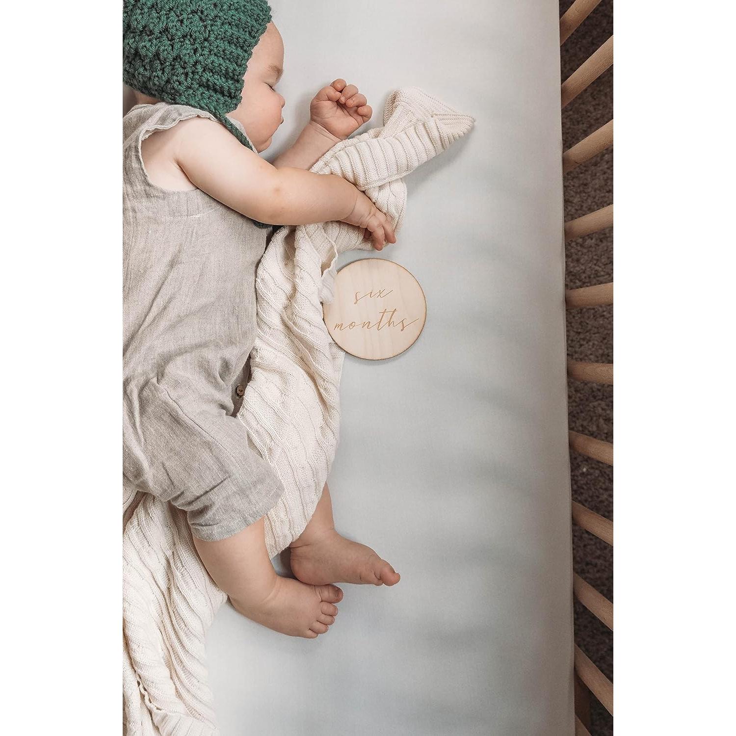 Sábana Ajustable para Cuna Pobibaby - Algodón Suave 132x71cm