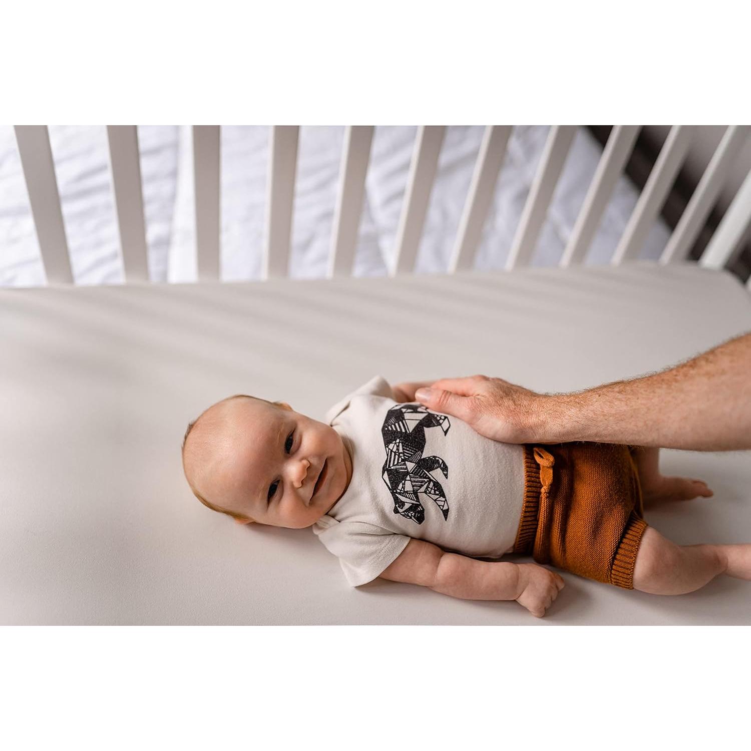 Sábana Ajustable para Cuna Pobibaby - Algodón Suave 132x71cm