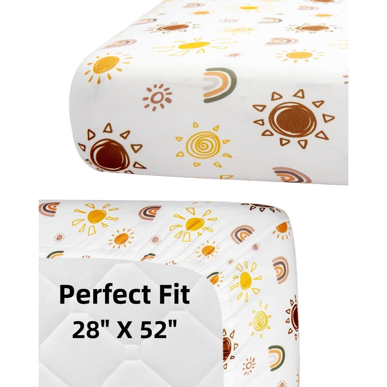 Paquete de 4 Sábanas Ajustadas Casa de Jola Boho Neutro