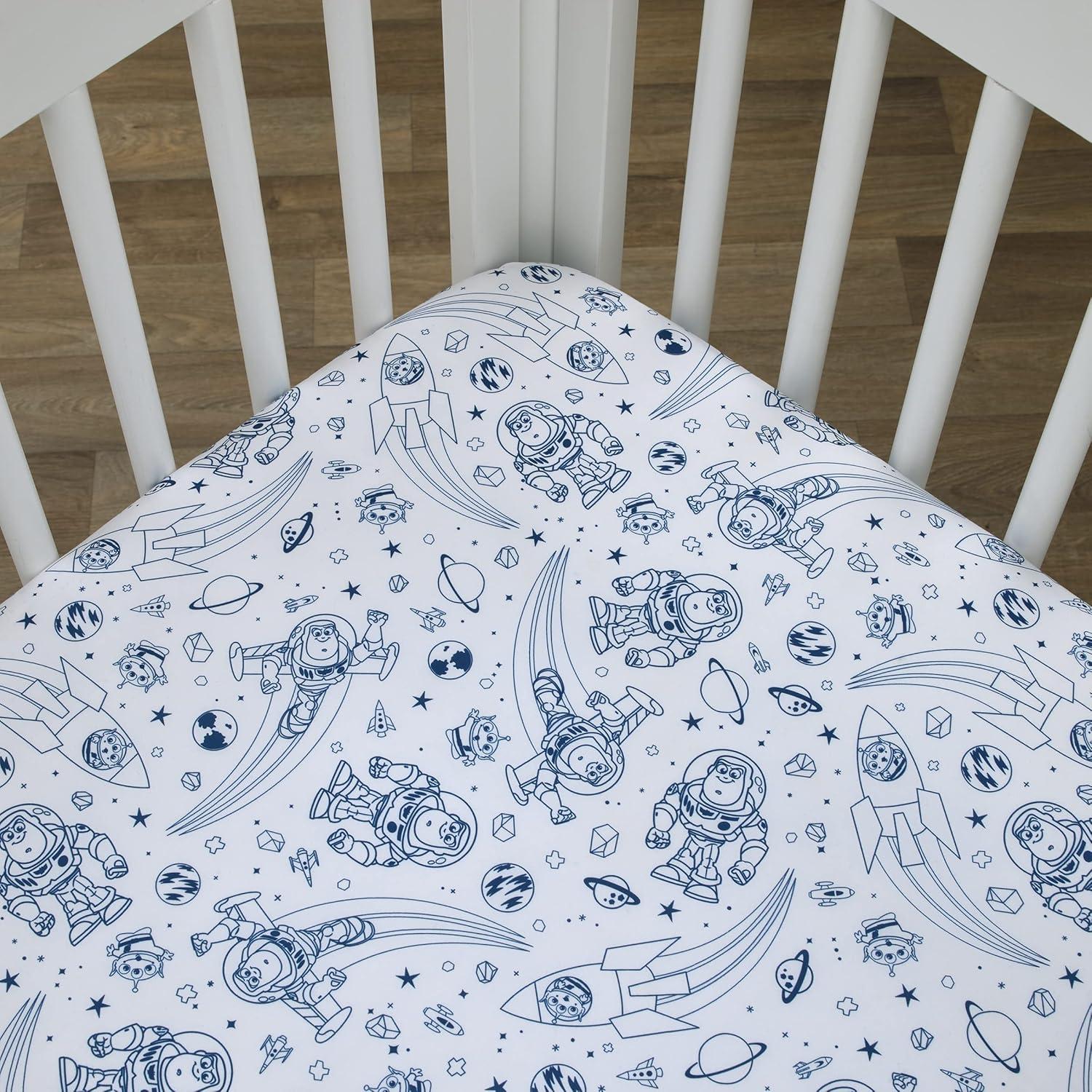 Sábana Ajustable Disney Toy Story Buzz Lightyear 71x132 cm