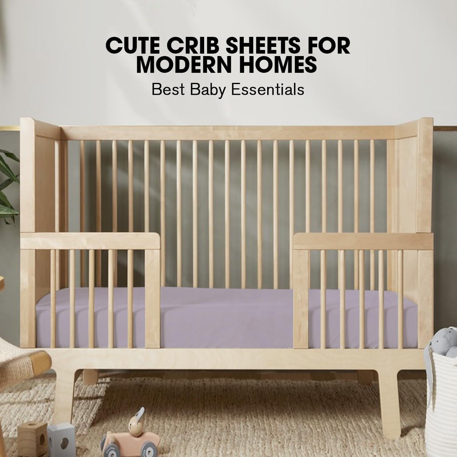 Juego de Sábanas para Cuna Little Grape Land 4 Piezas Floral