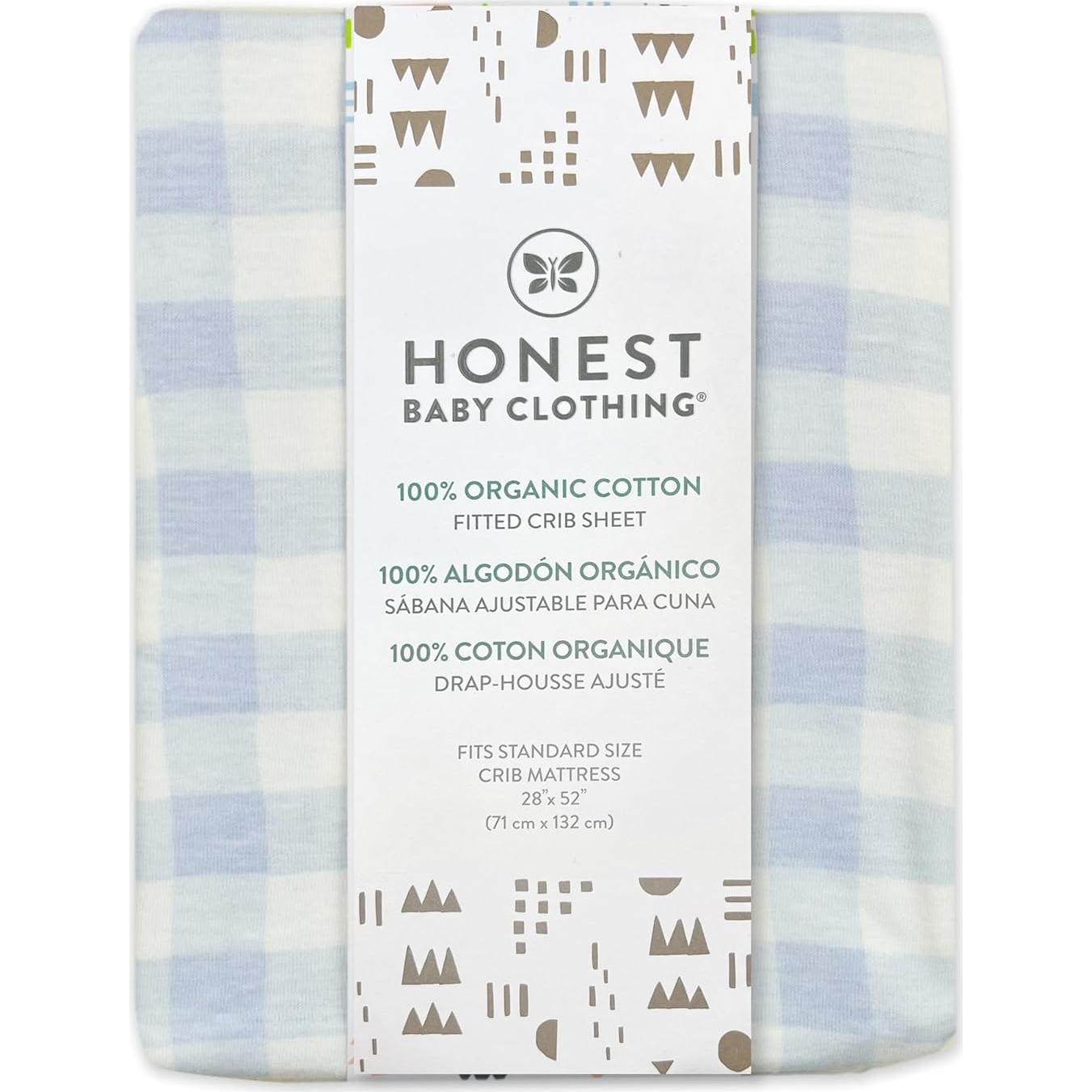 Juego de Sábanas Ajustadas para Cuna HonestBaby 100% Algodón Orgánico