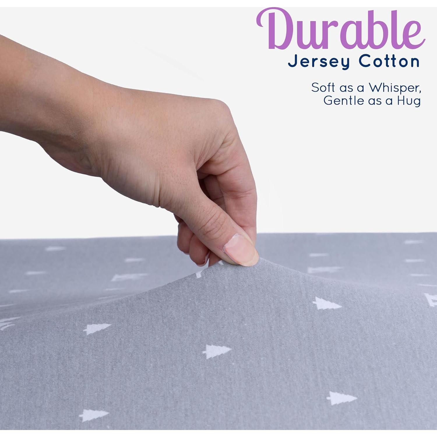 Sábanas Ajustadas para Cuna Grow Wild - Algodón Jersey 132x71cm