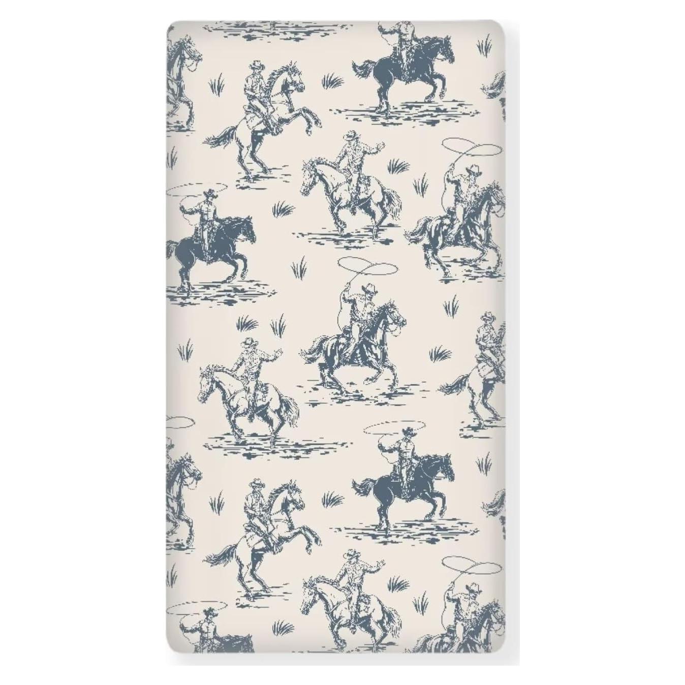 Sábana Ajustable para Cuna JIANADAER Vaquera 71x132 cm