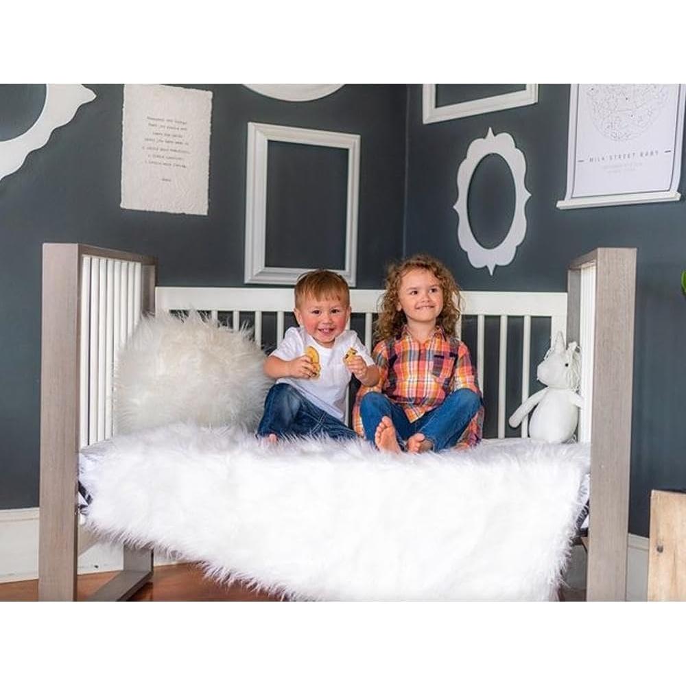 Faldón de Cuna Box Premium 100% Algodón 800 Hilos Sálvia