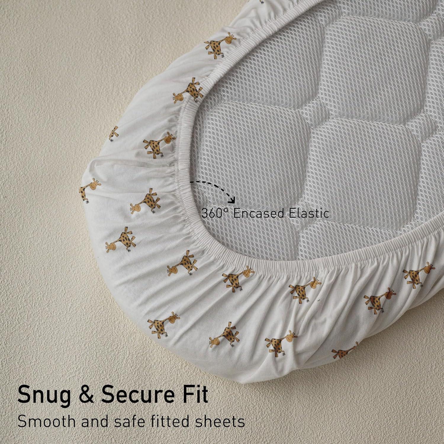 Sábanas Ajustadas para Cuna Gllquen Baby 2 Piezas Algodón Orgánico