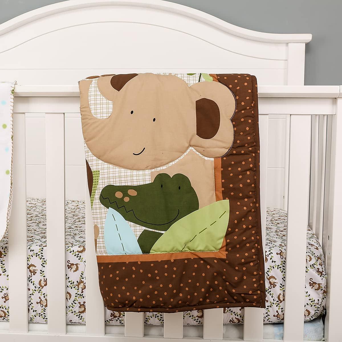 Sábanas de Cuna Brandream Jungle 100% Algodón 71x132cm